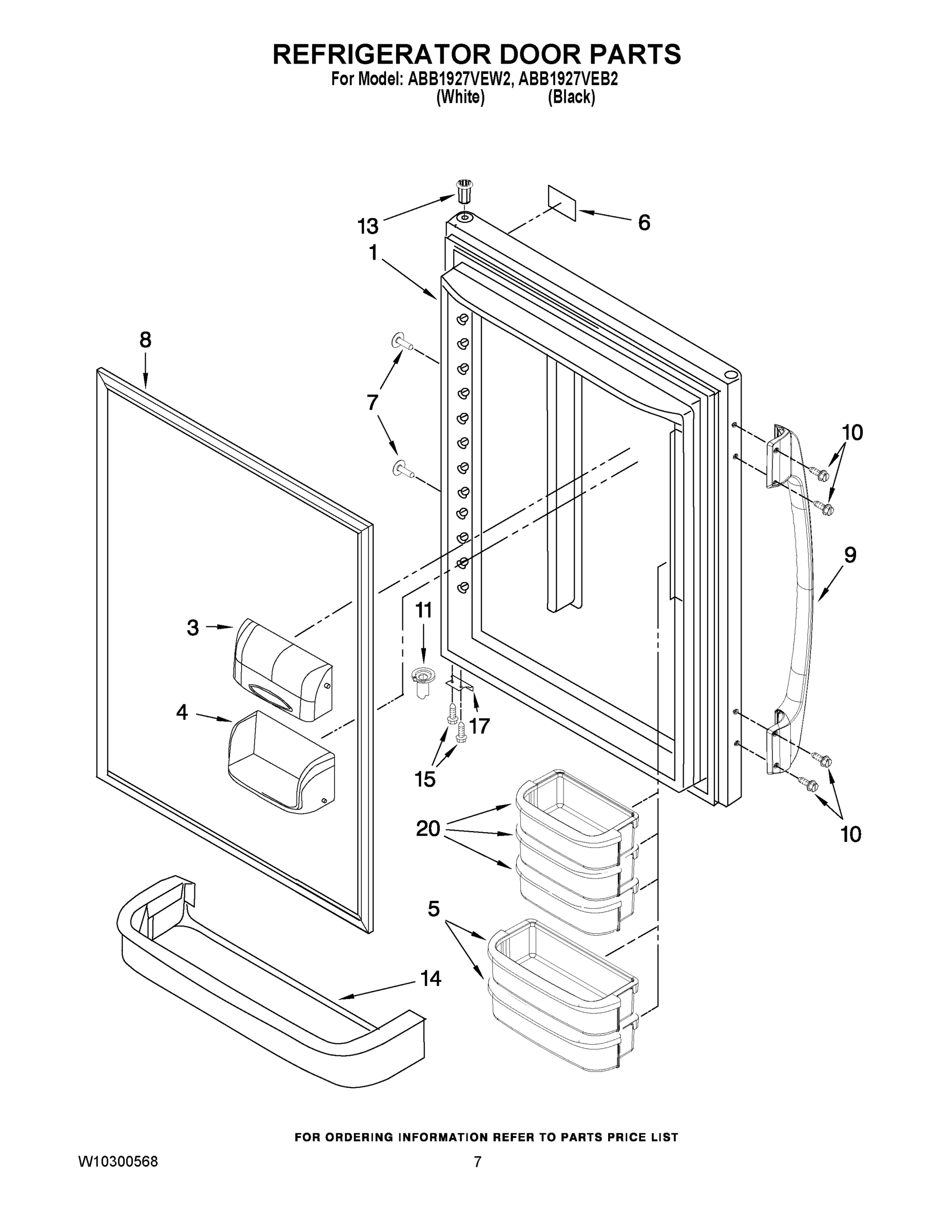 04 - REFRIGERATOR DOOR PARTS