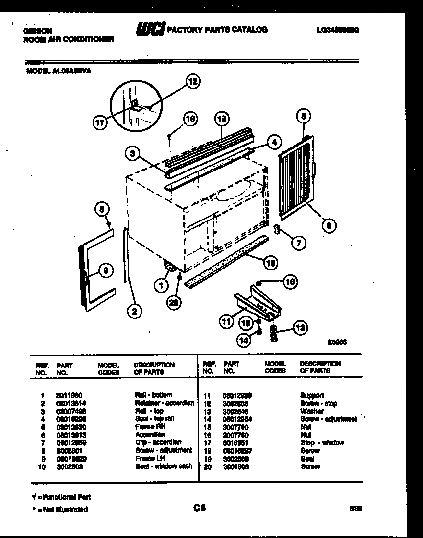 06 - CABINET AND INSTALLATION PARTS