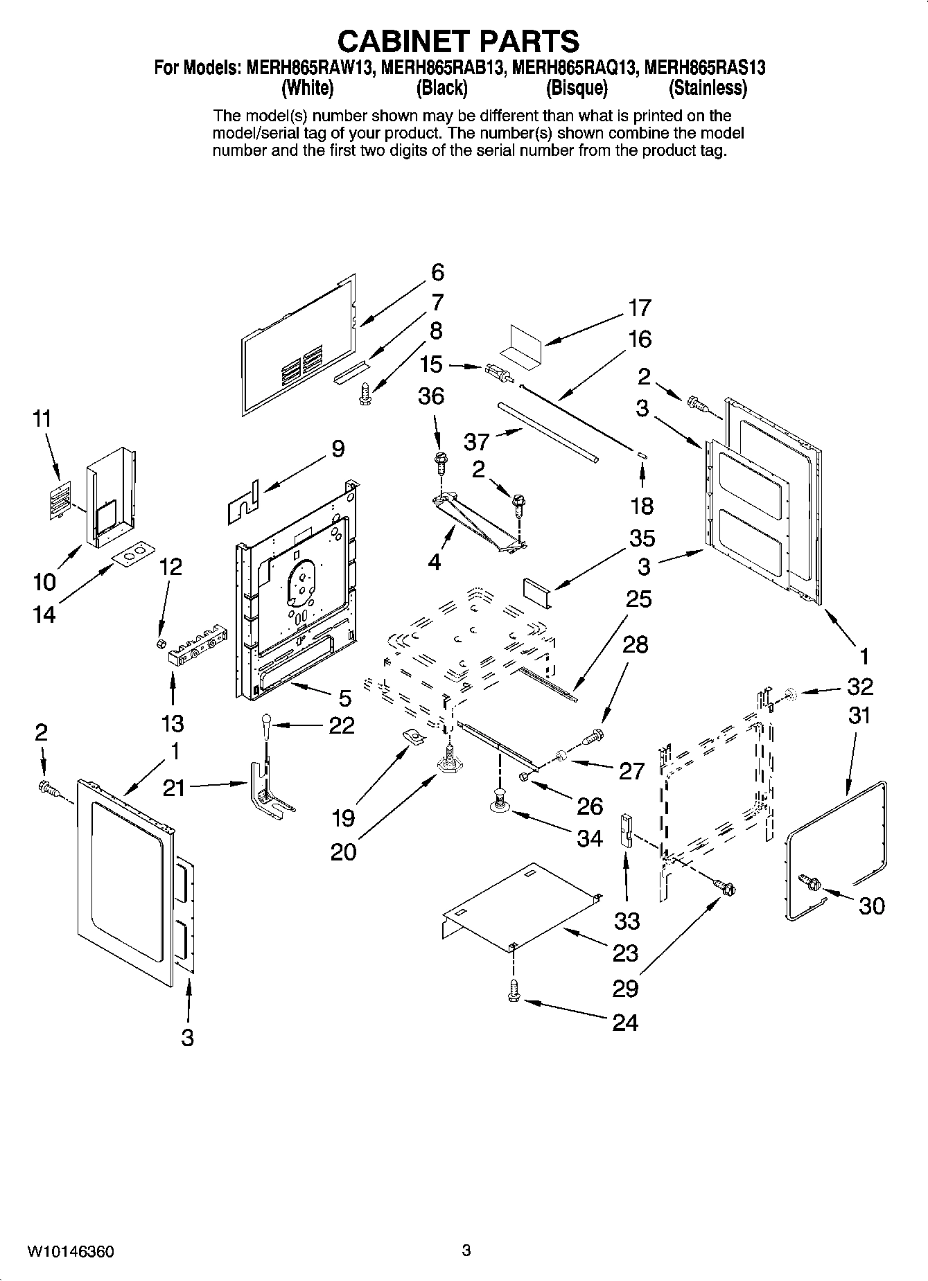 02 - CABINET PARTS