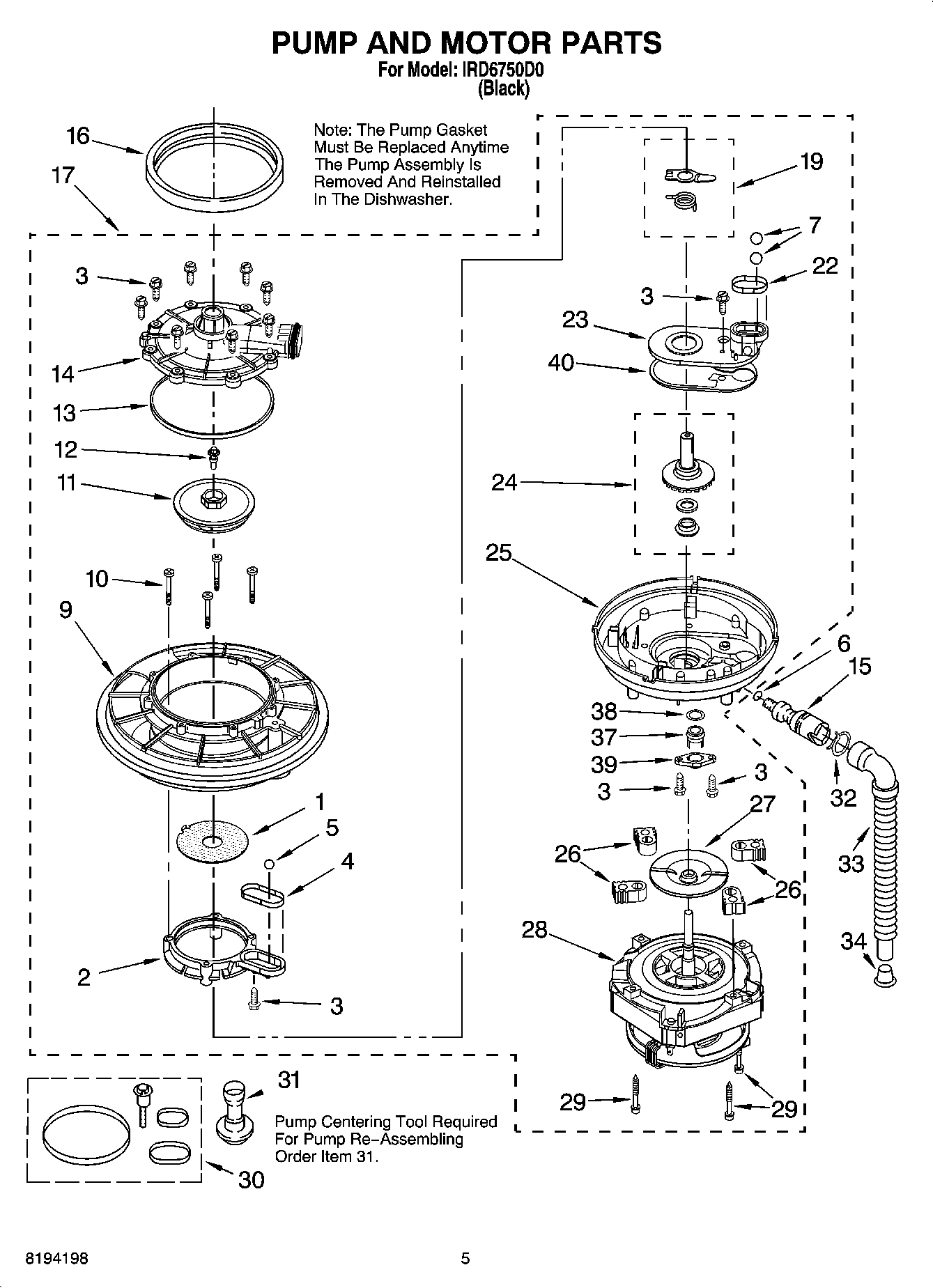 04 - PUMP AND MOTOR PARTS
