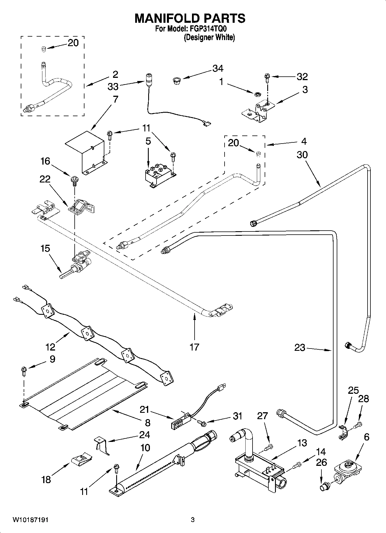 03 - MANIFOLD PARTS