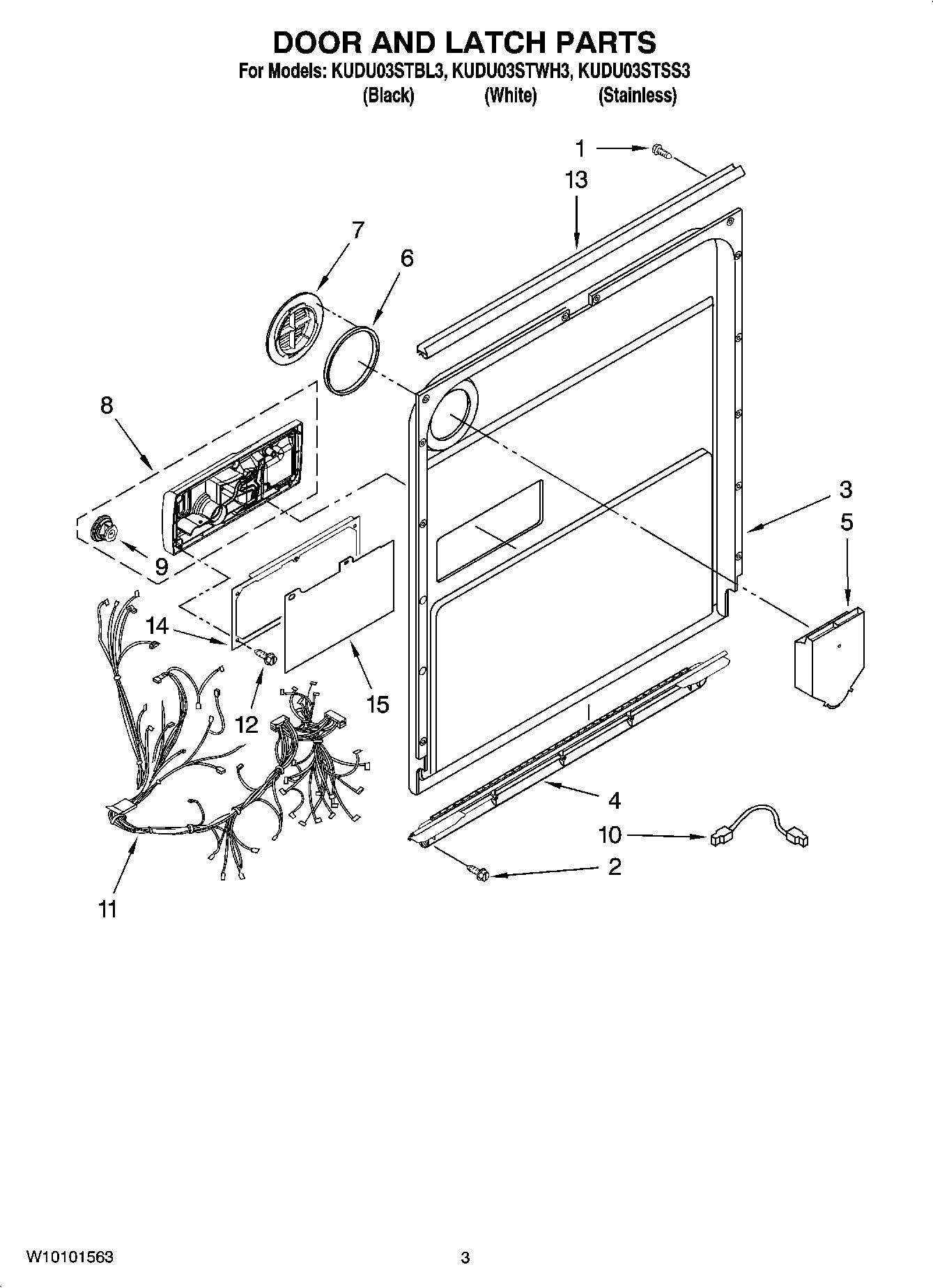 03 - DOOR AND LATCH PARTS