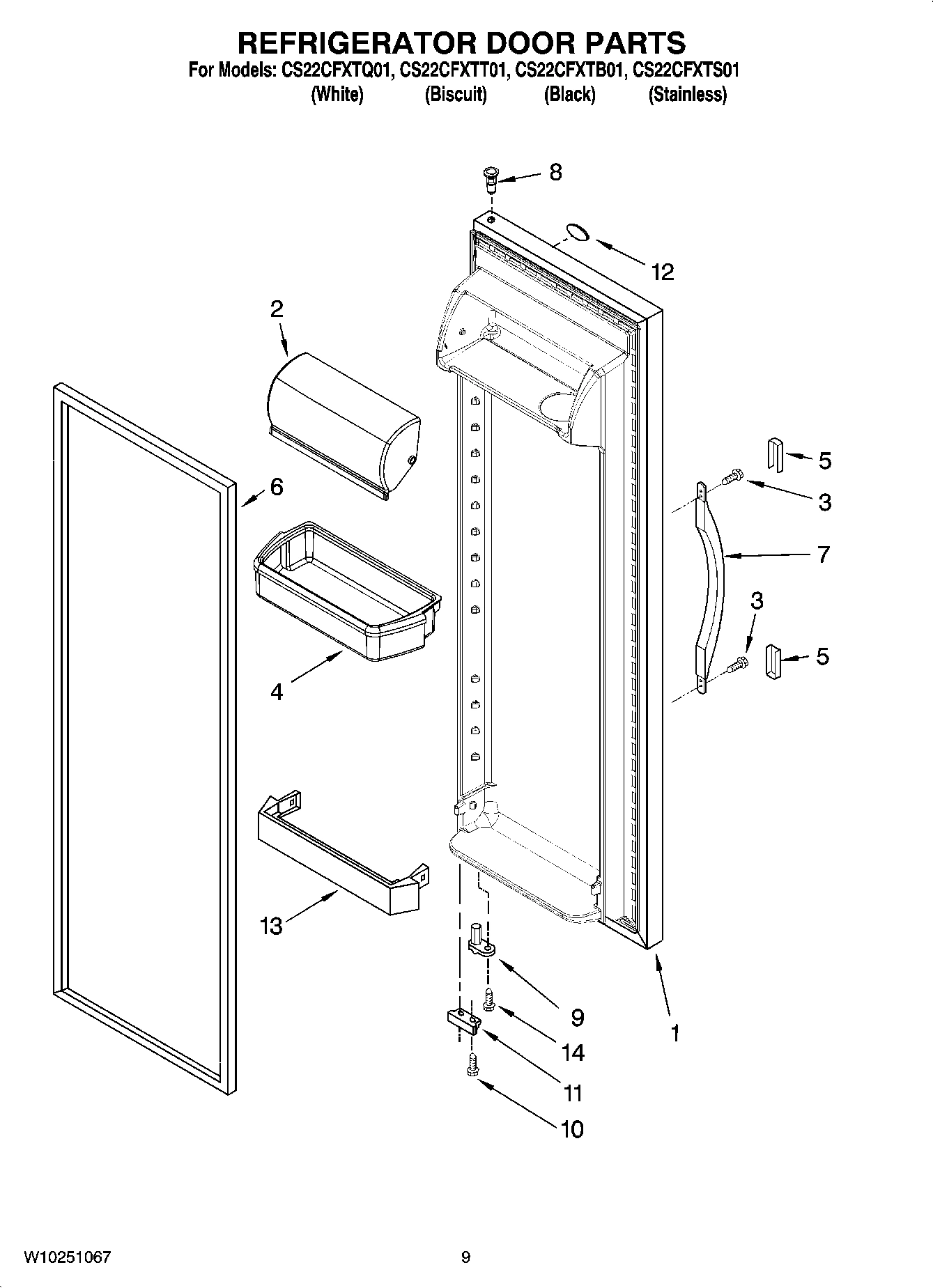 06 - REFRIGERATOR DOOR PARTS