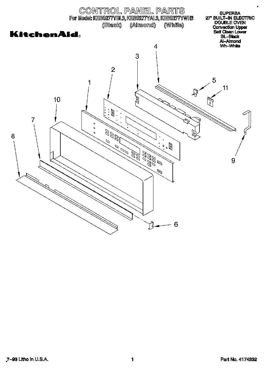 01 - CONTROL PANEL, LITERATURE