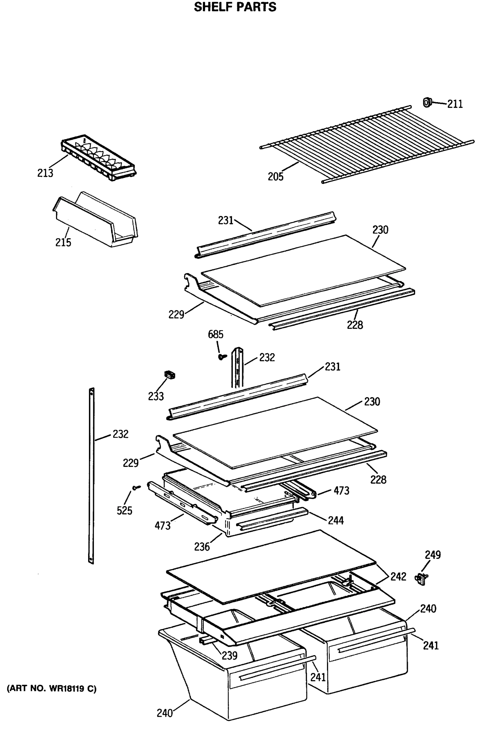 SHELF PARTS