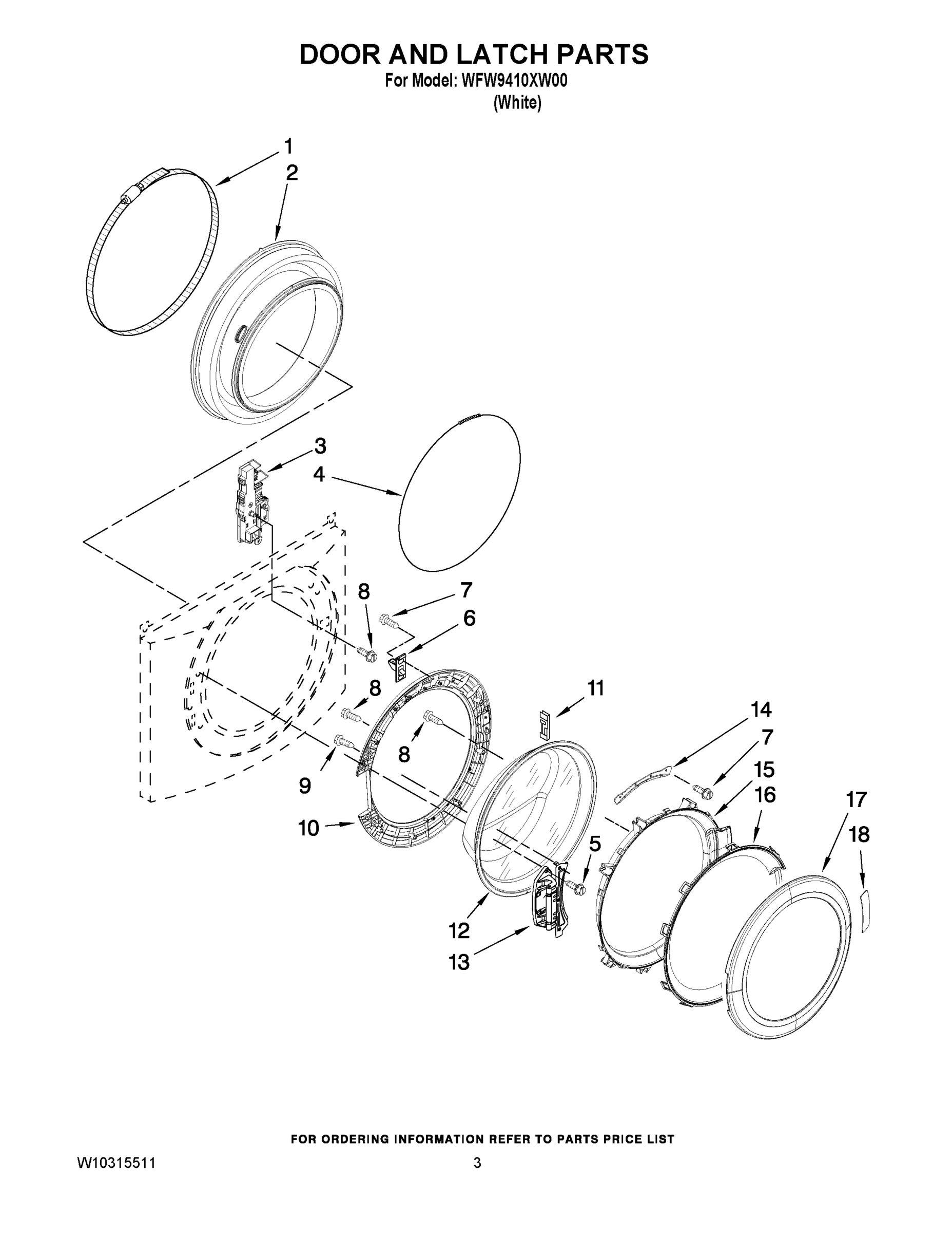 02 - DOOR AND LATCH PARTS