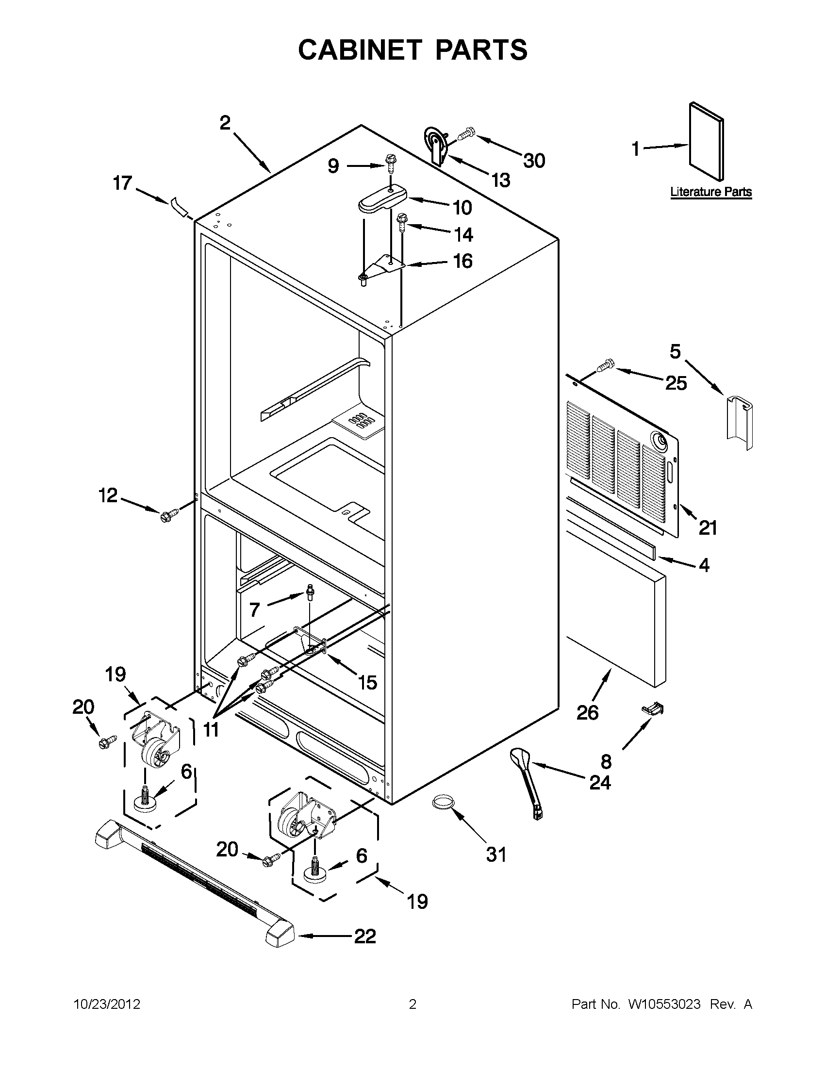 01 - CABINET PARTS