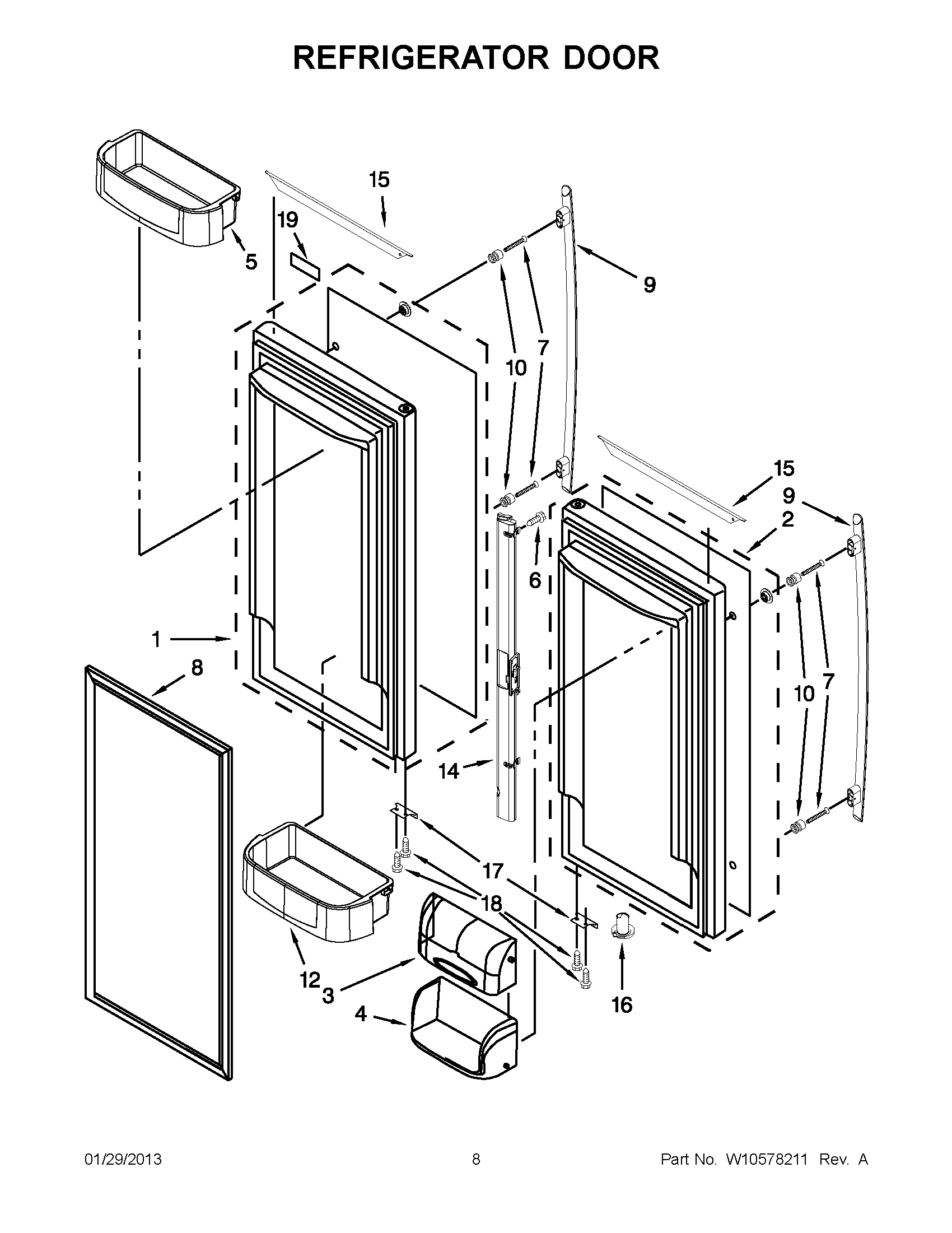 04 - REFRIGERATOR DOOR