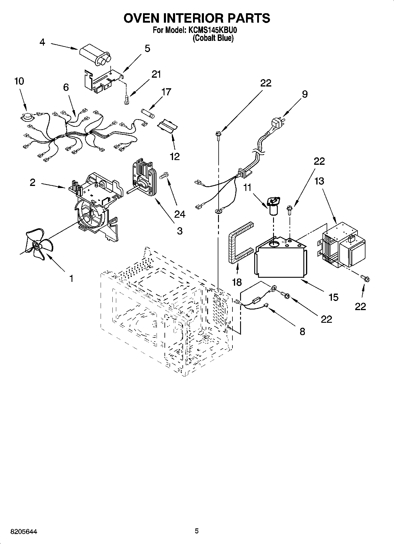 05 - OVEN INTERIOR PARTS