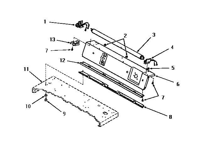 18 - PANEL SUPPORT PLATE & BRACKET