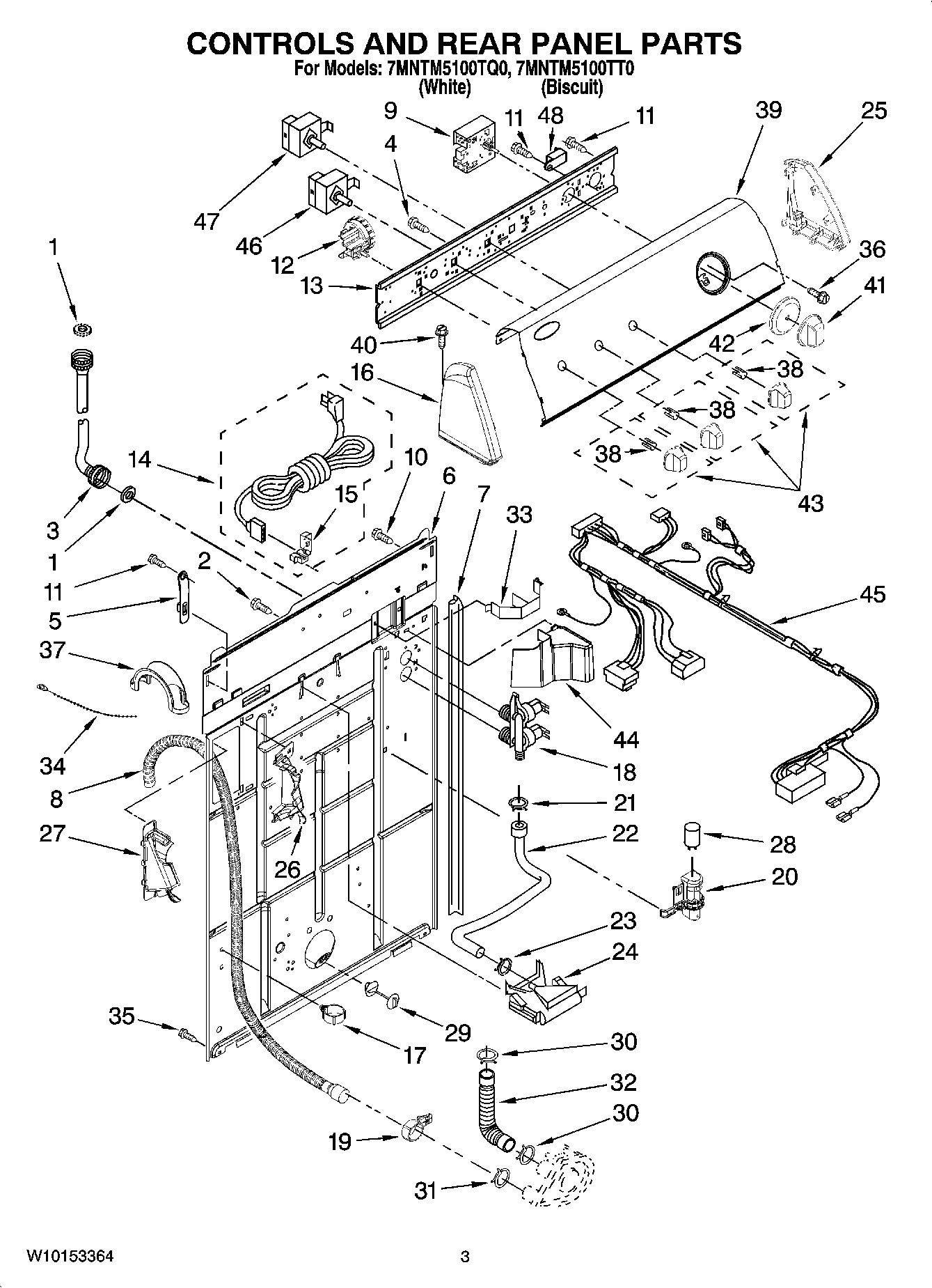 02 - CONTROLS AND REAR PANEL PARTS
