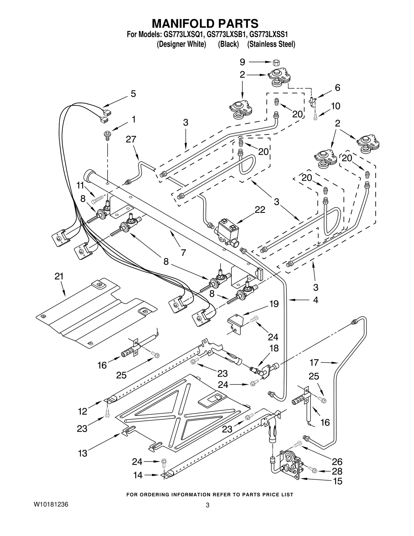MANIFOLD PARTS