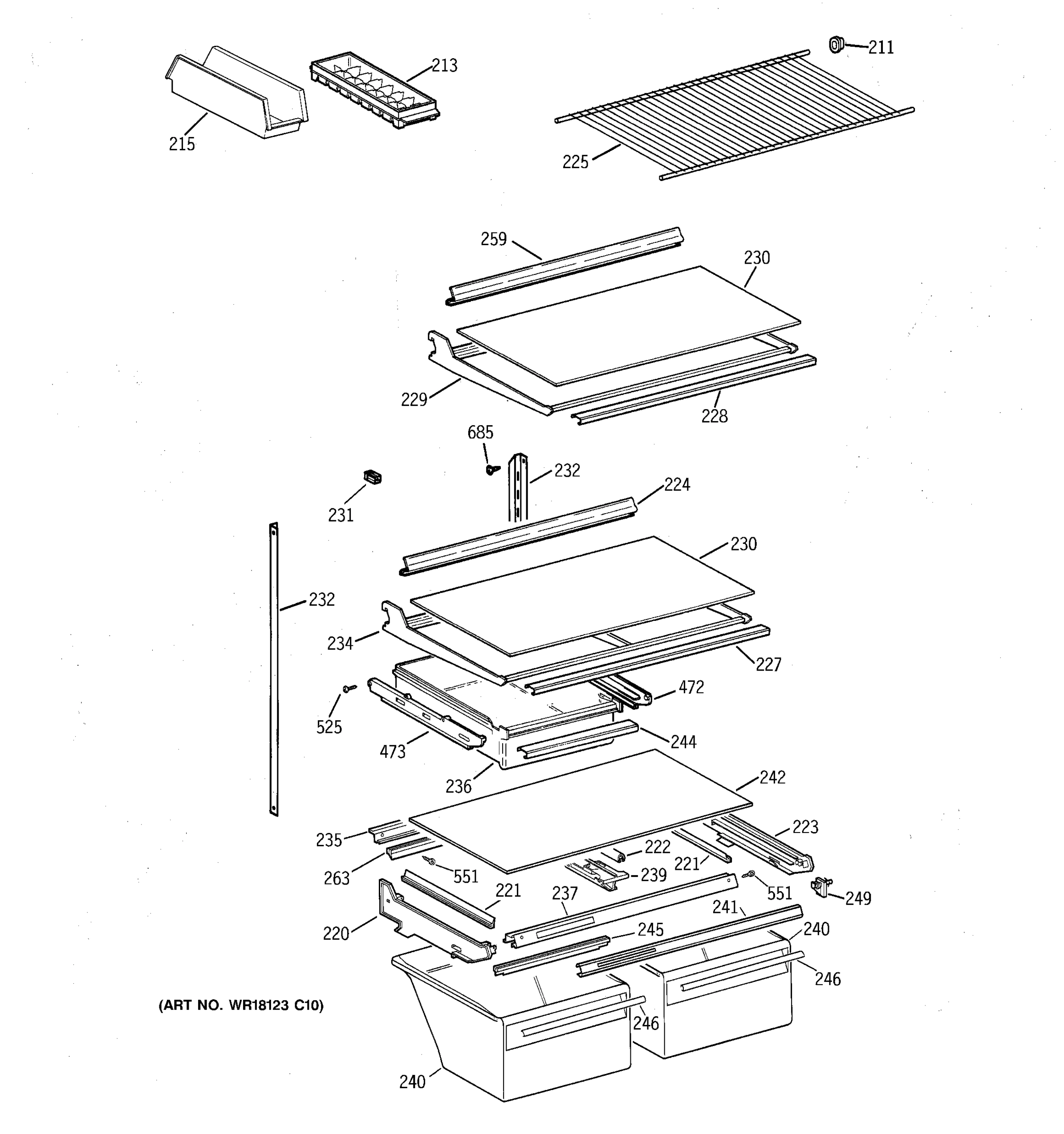 SHELF PARTS