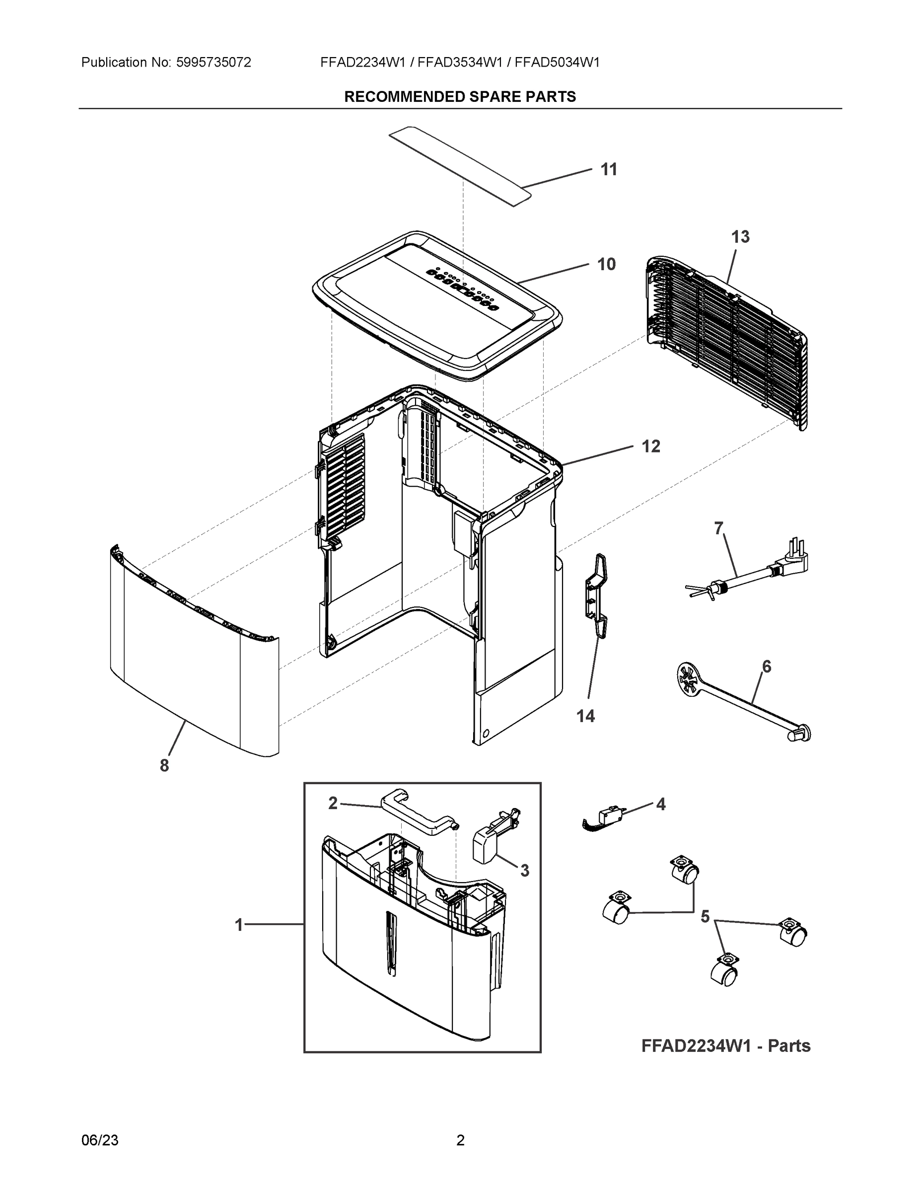 02 - RECOMMENDED SPARE PARTS