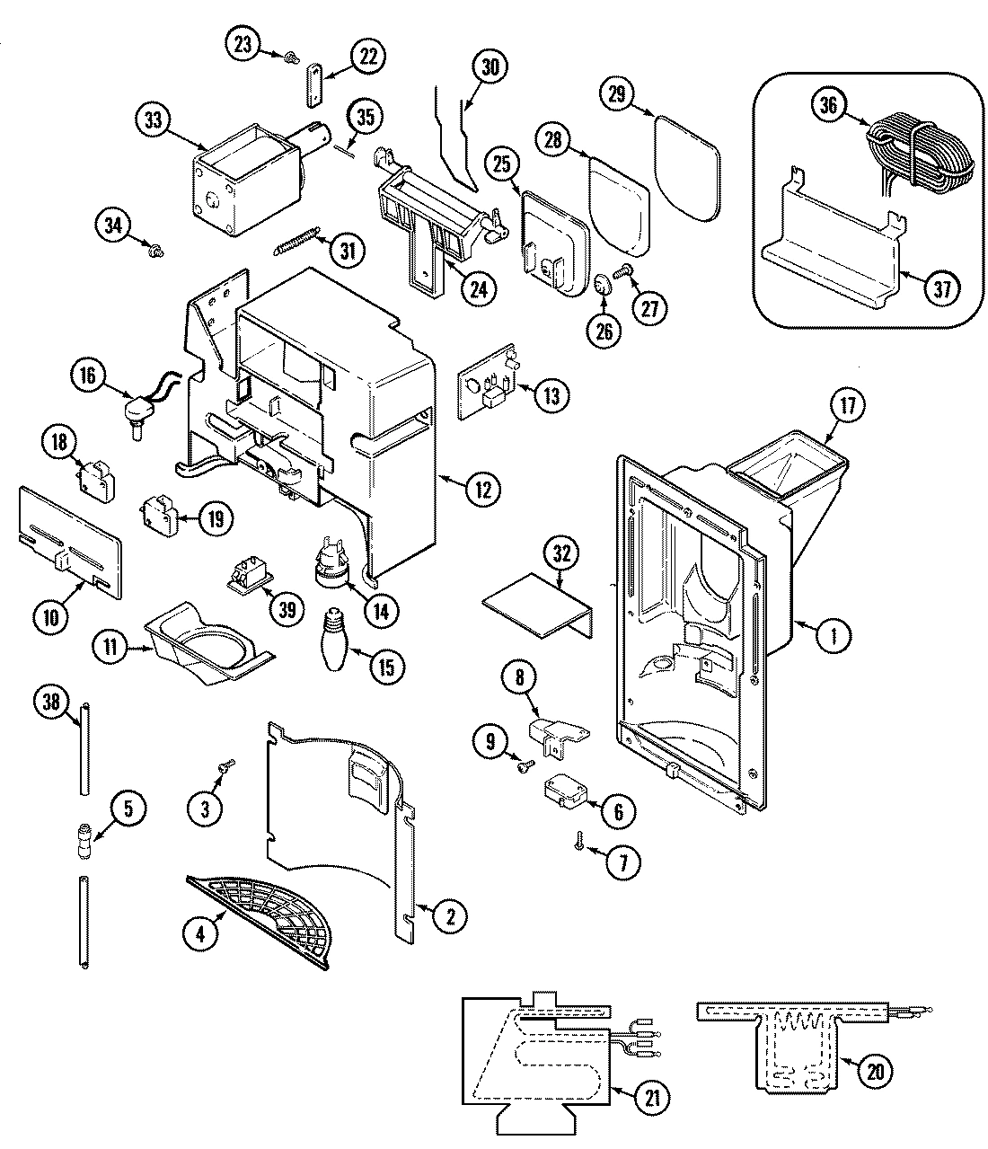 07 - ICE & WATER DISPENSER