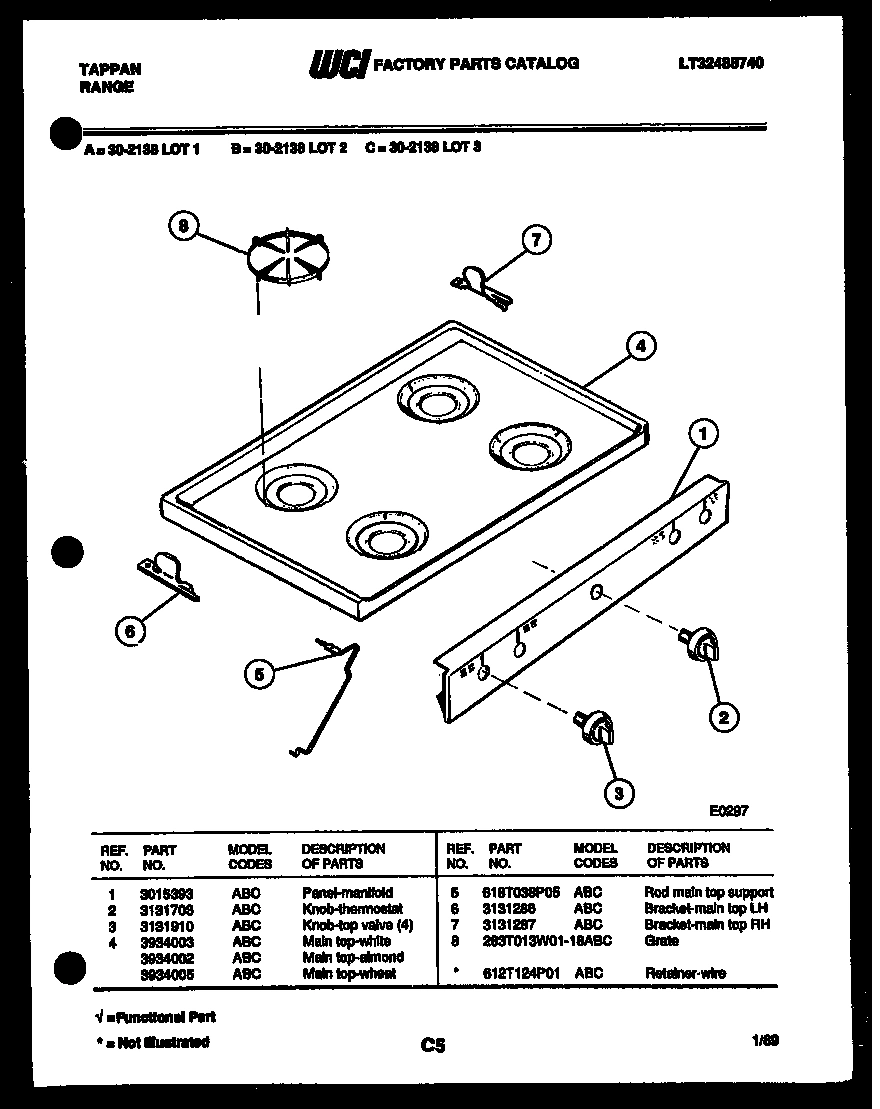 03 - COOKTOP PARTS