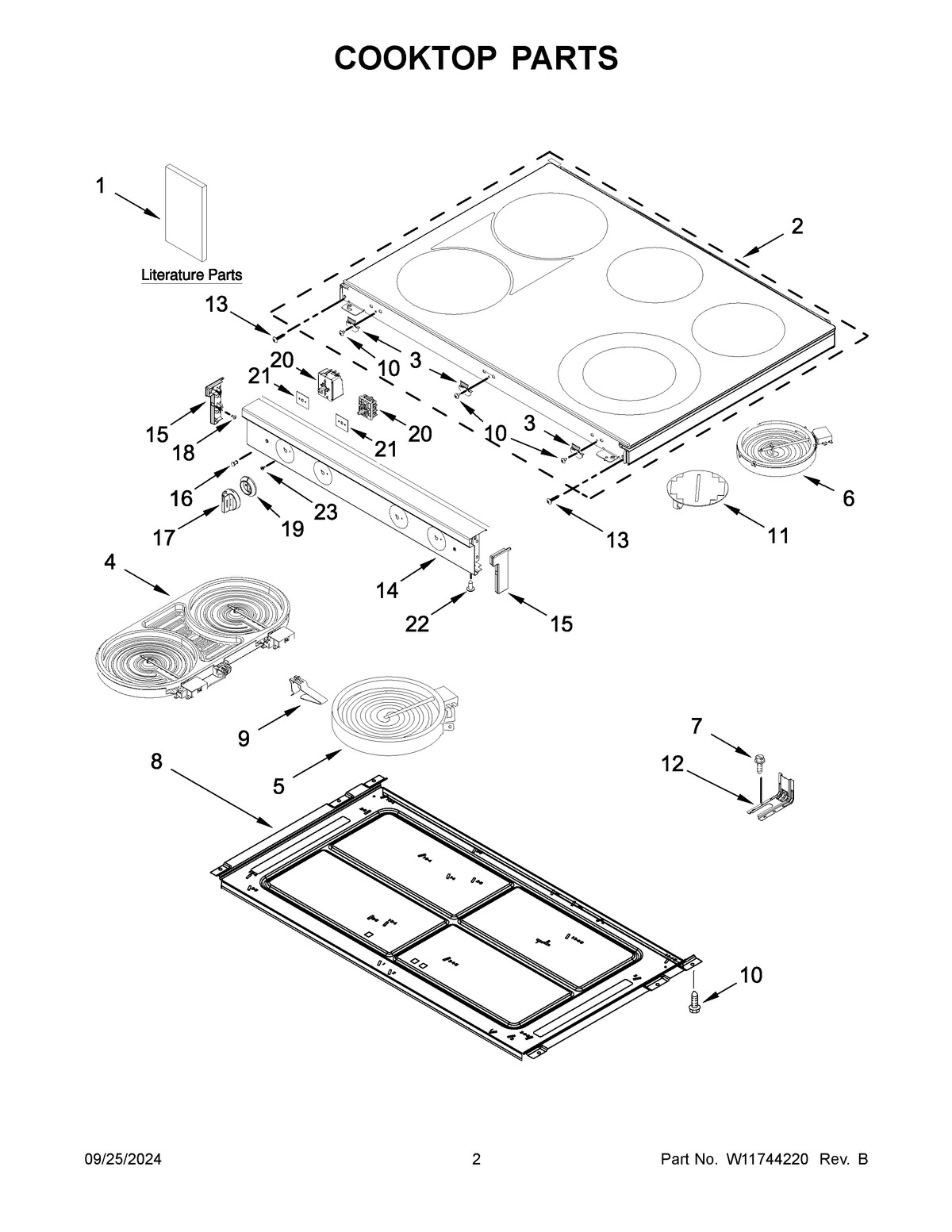02 - COOKTOP PARTS