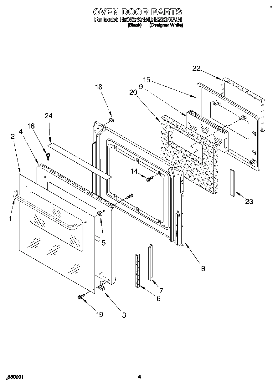 03 - OVEN DOOR, LITERATURE