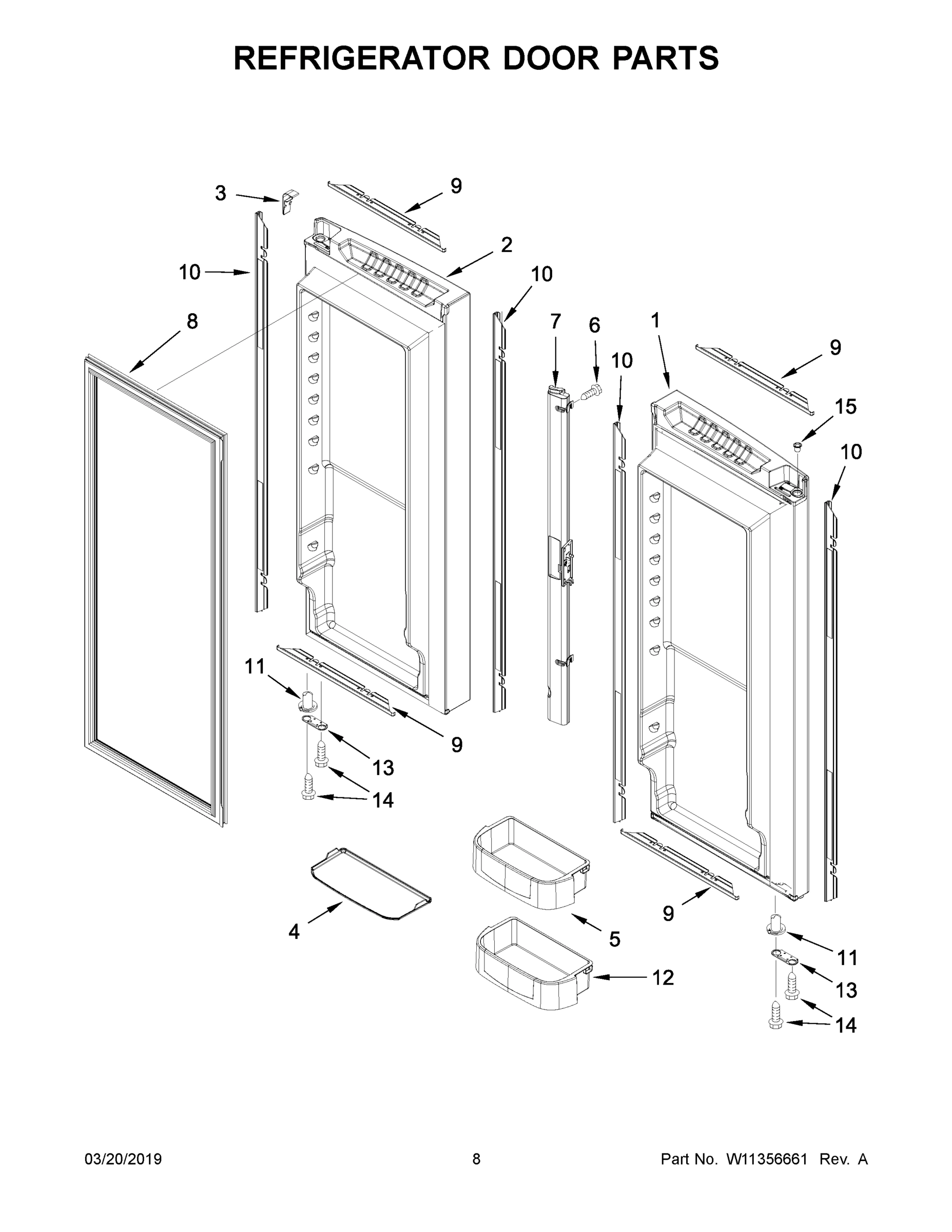 05 - REFRIGERATOR DOOR PARTS