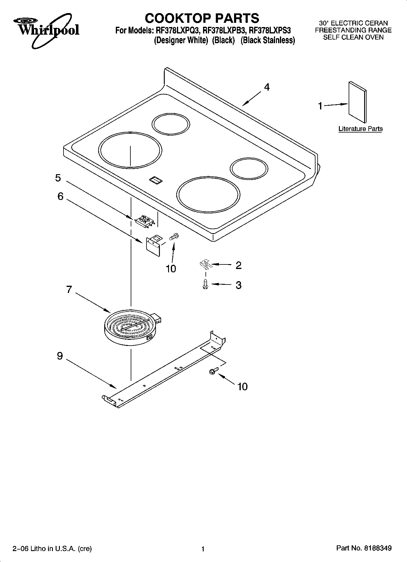 01 - COOKTOP PARTS