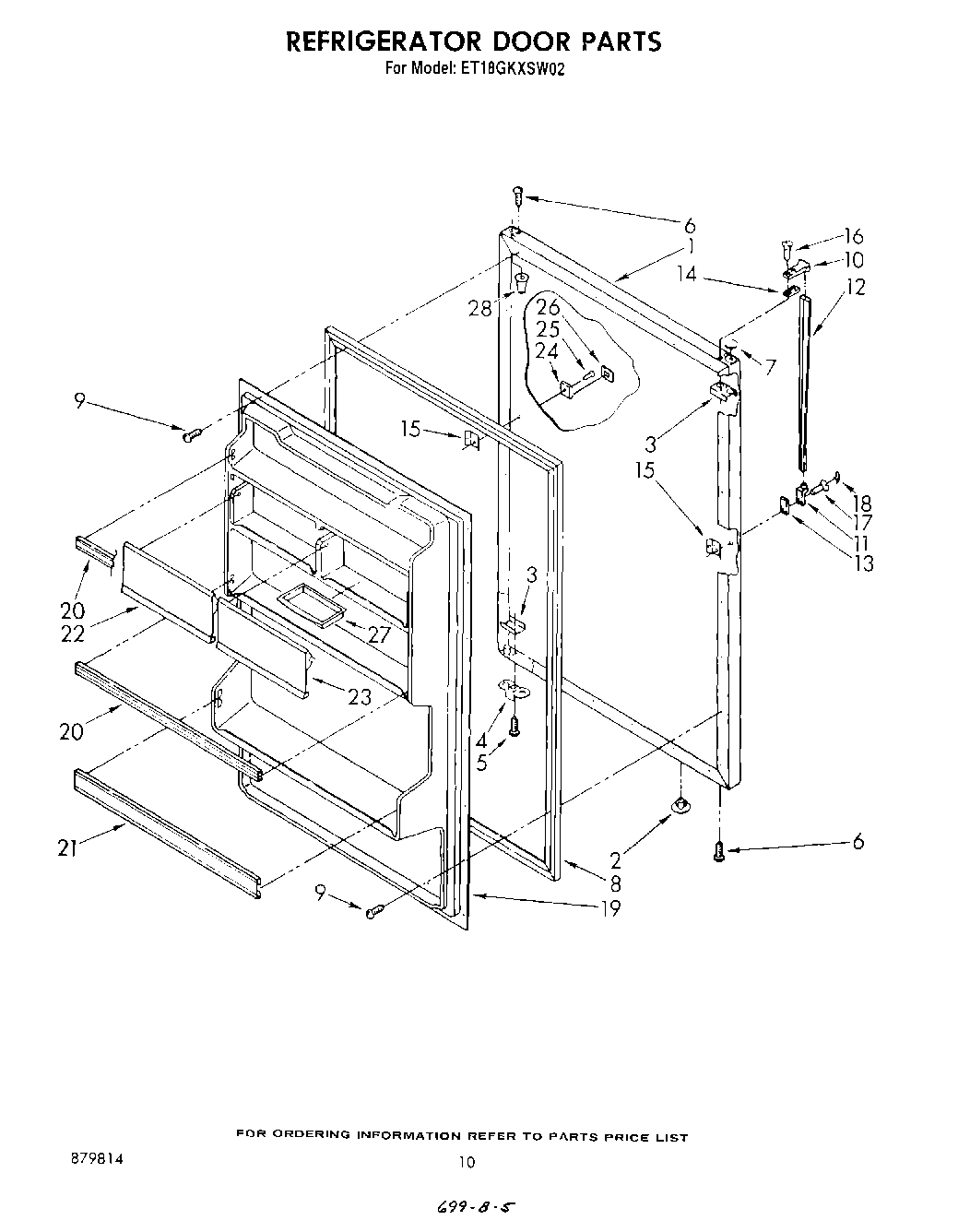 08 - REFRIGERATOR DOOR , LIT/OPTIONAL