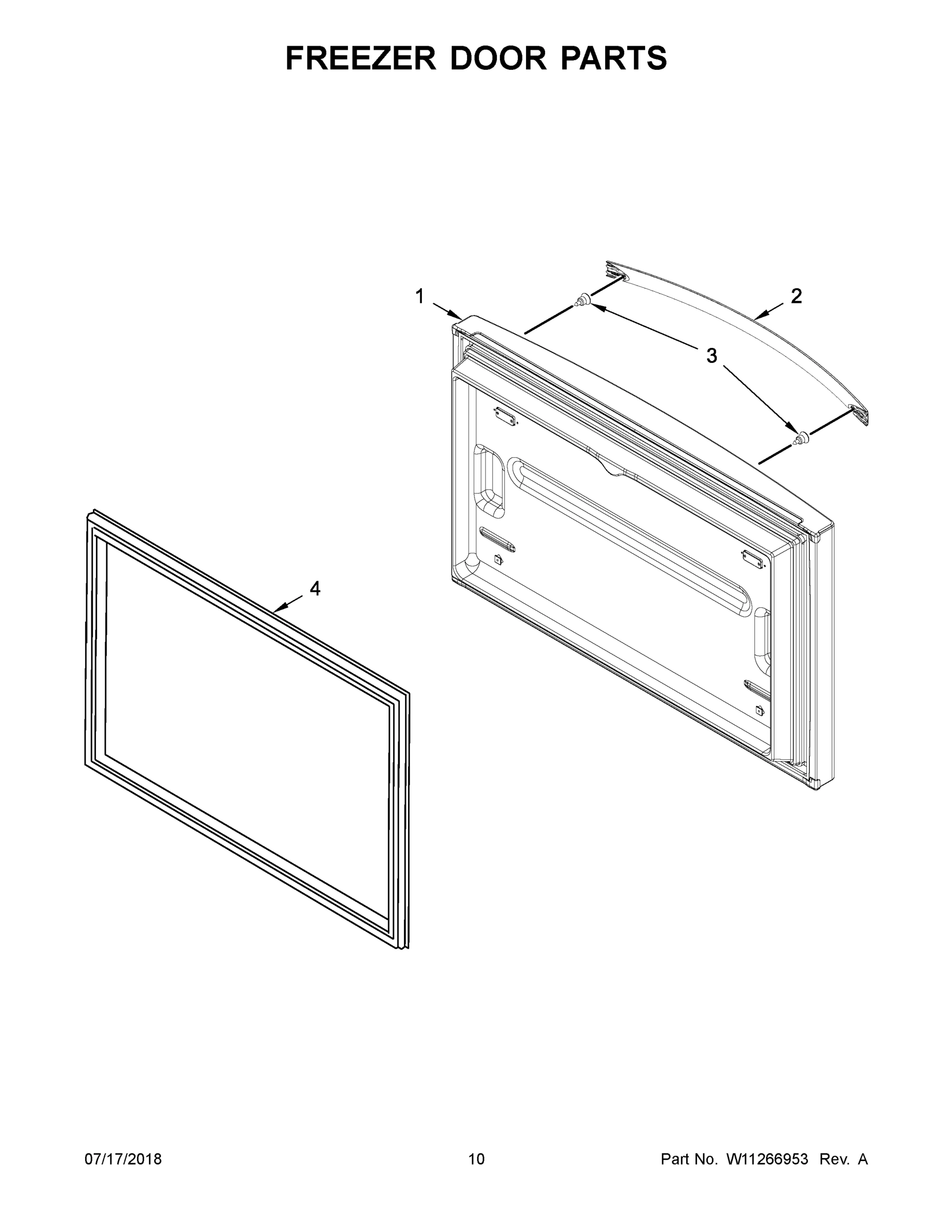 06 - FREEZER DOOR PARTS