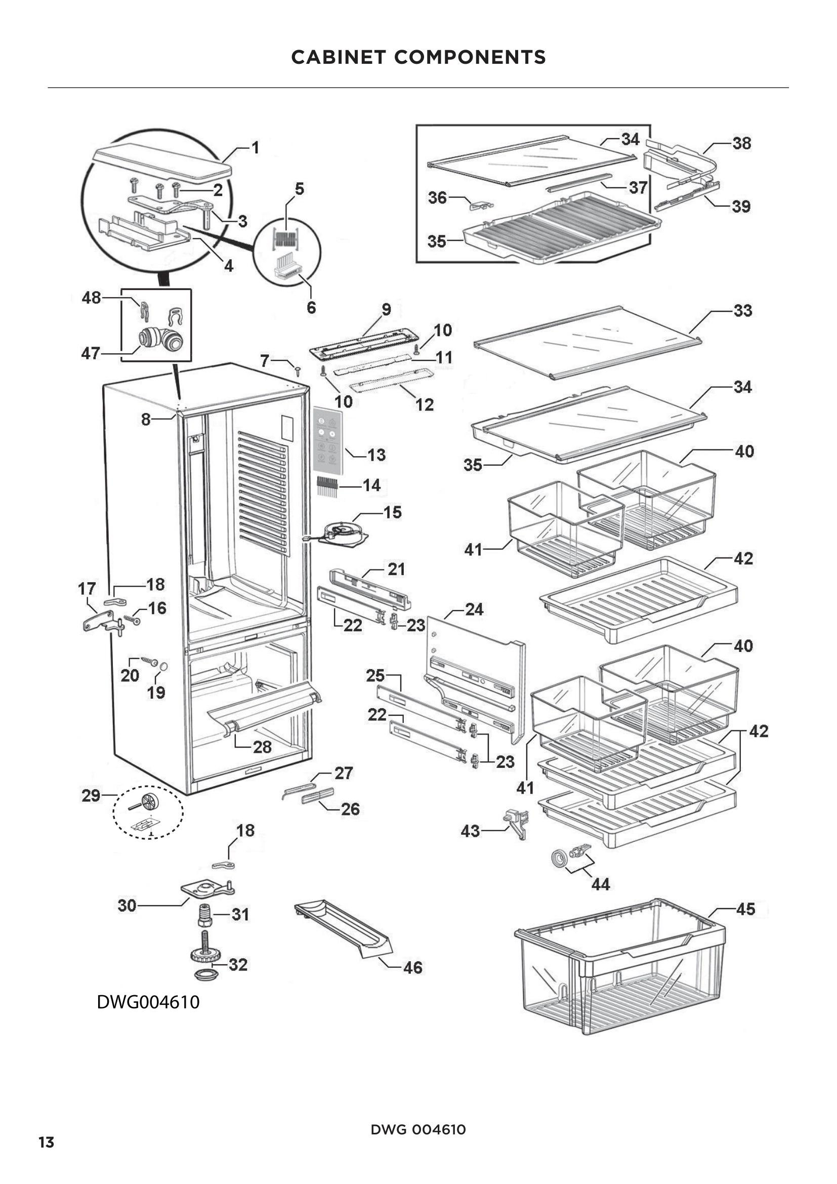 CABINET COMPONENTS