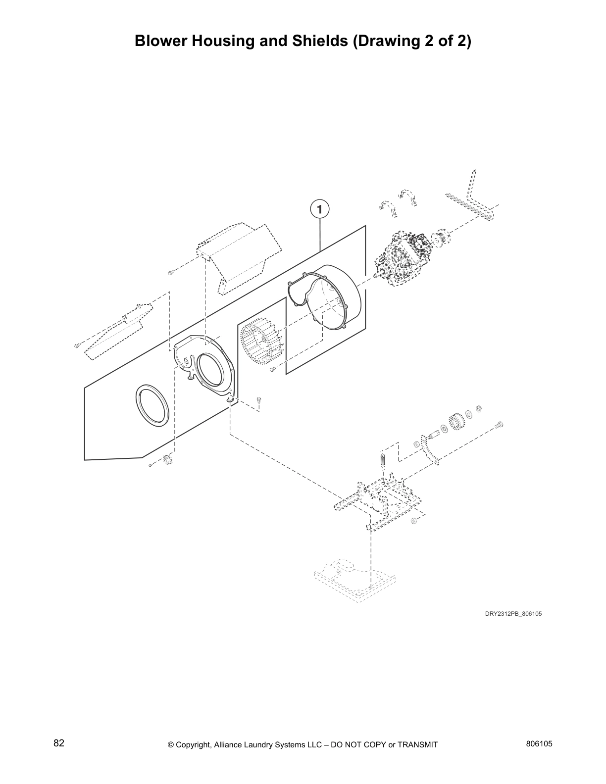 Blower Housing and Shields (Drawing 2 of 2)