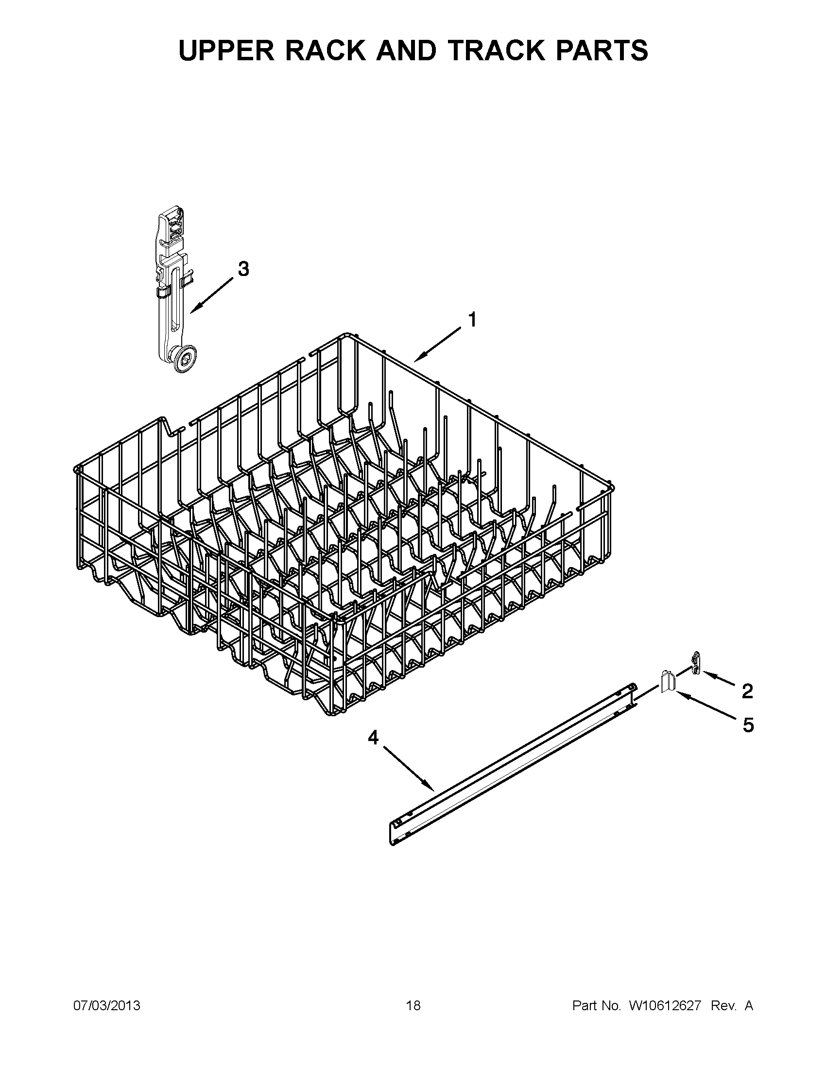 09 - UPPER RACK AND TRACK PARTS