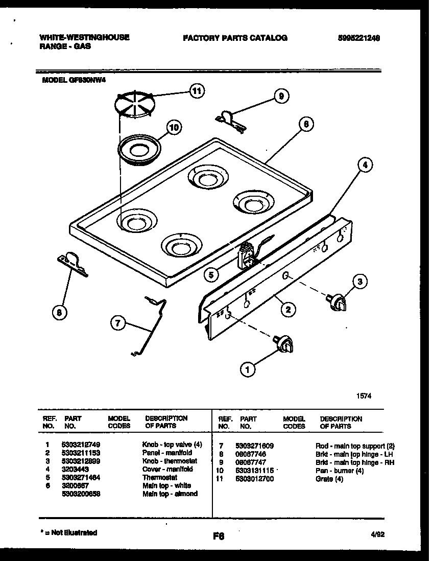 03 - COOKTOP PARTS