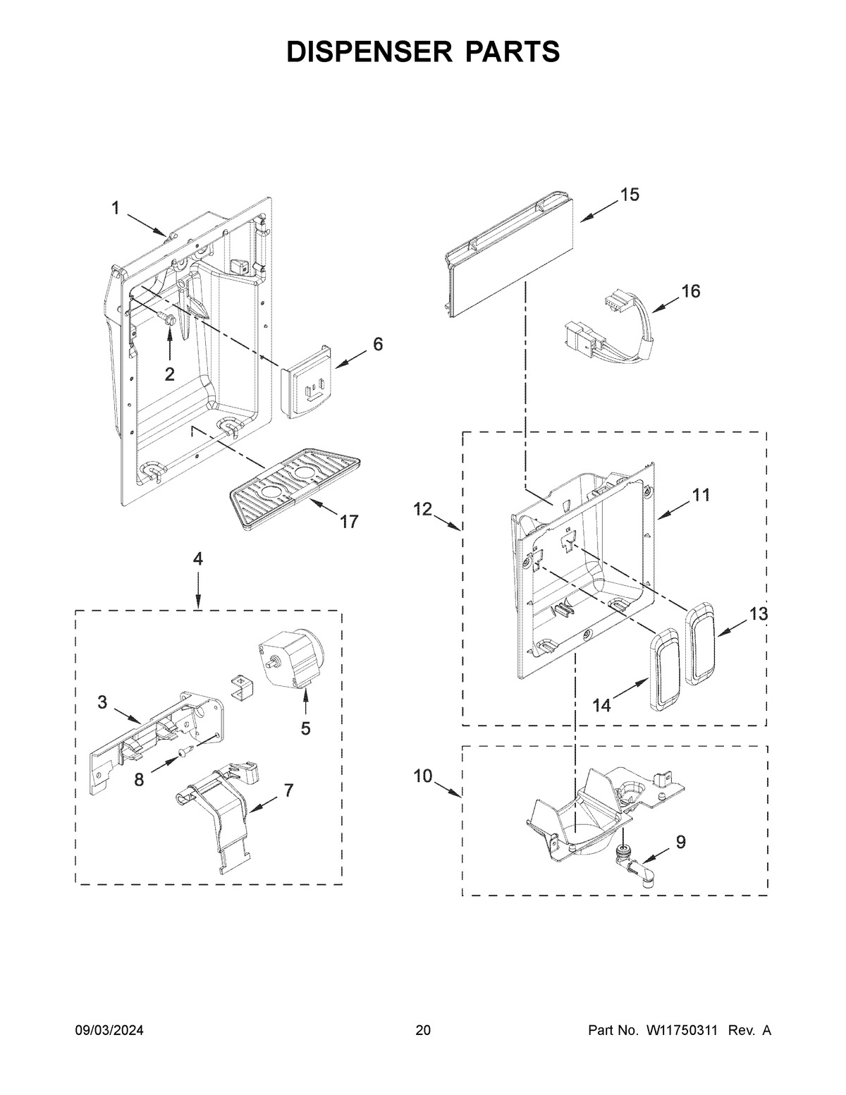 11 - DISPENSER PARTS