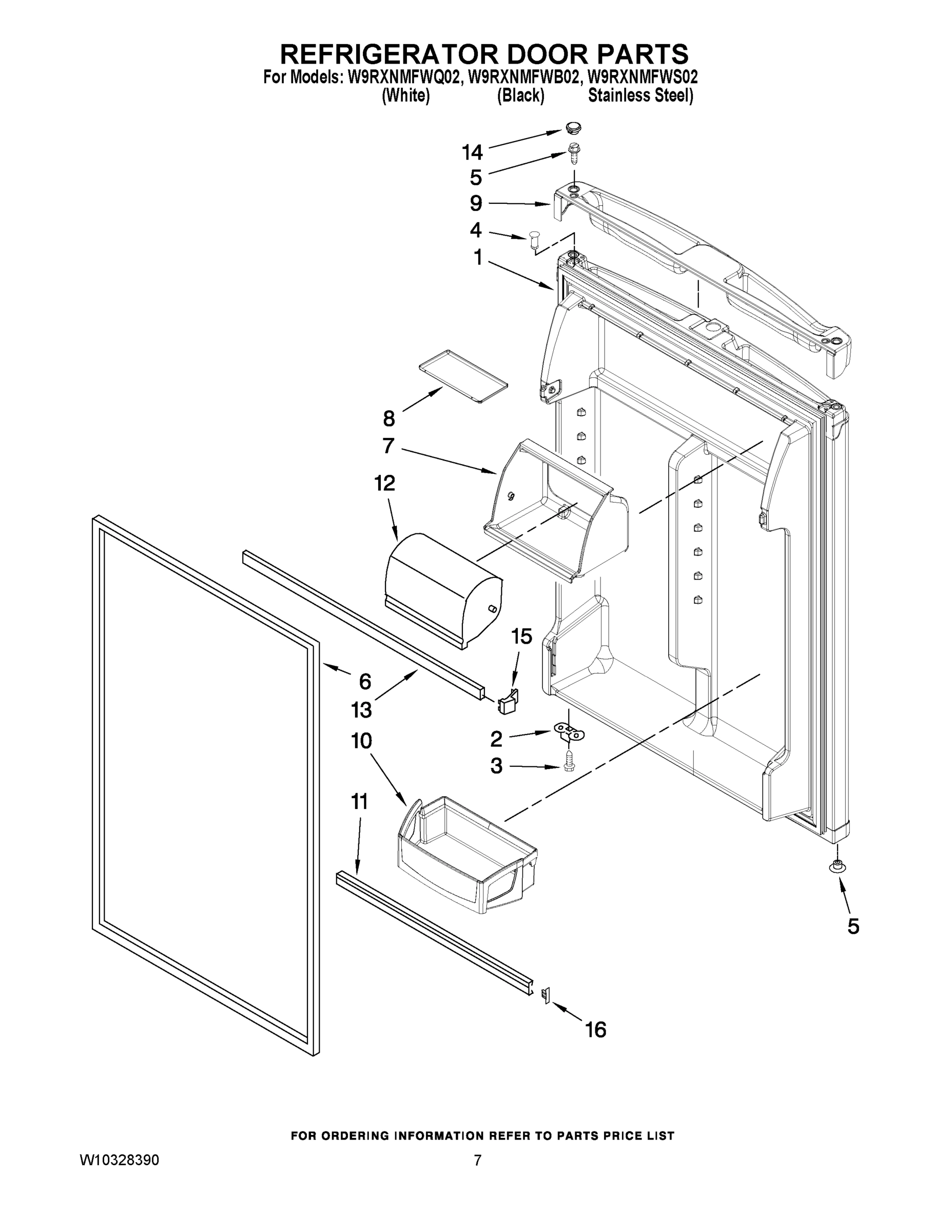 04 - REFRIGERATOR DOOR PARTS