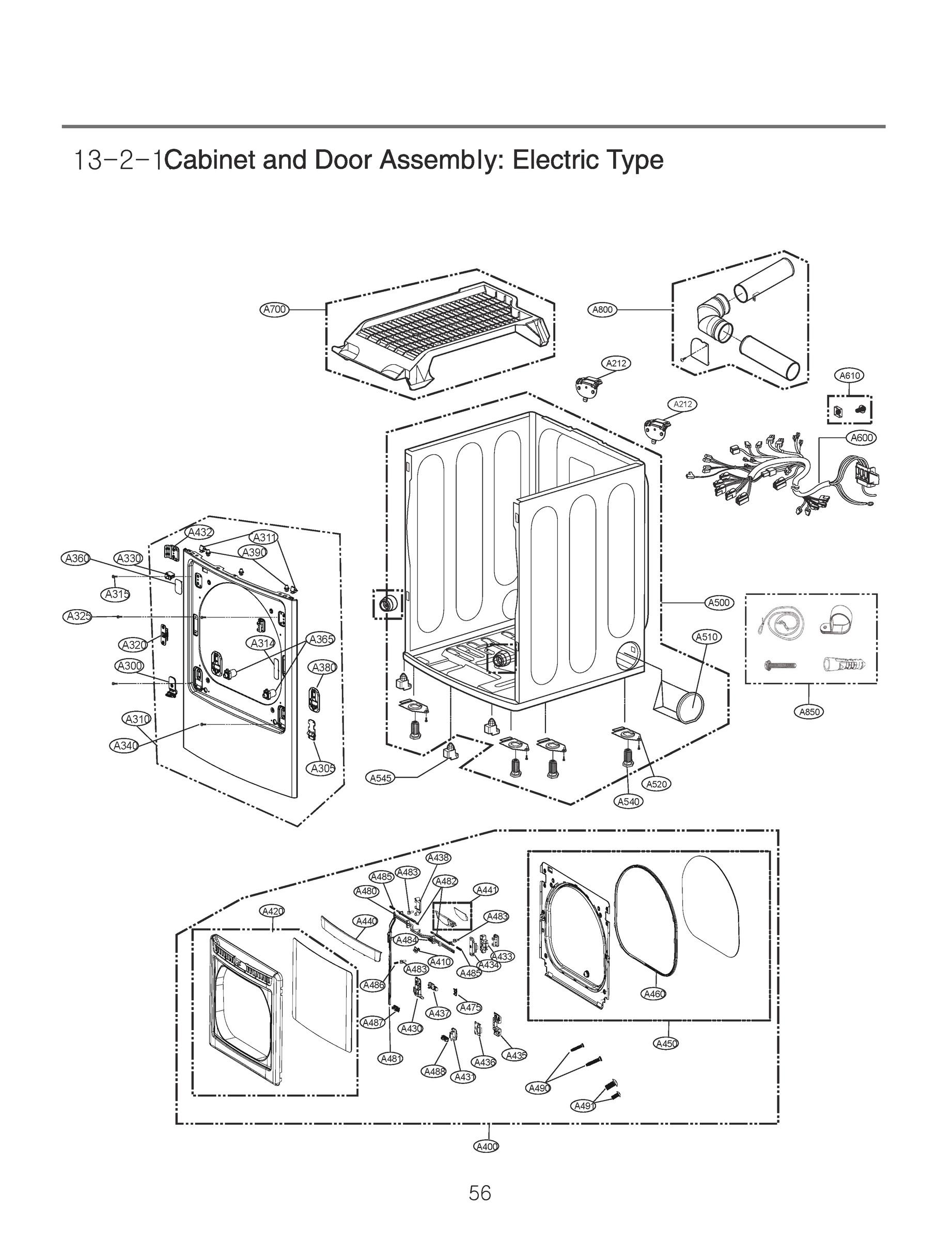 CABINET AND DOOR ASSEMBLY