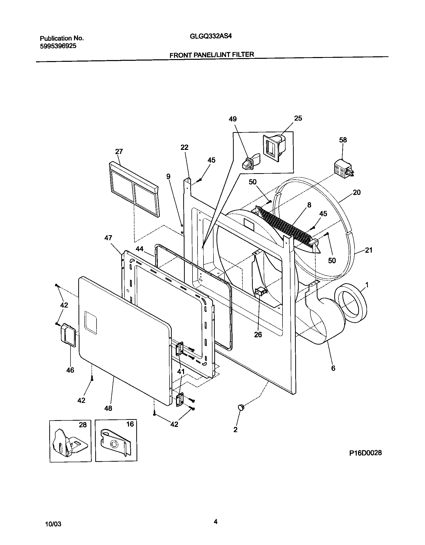 05 - FRONT PANEL/LINT FILTER