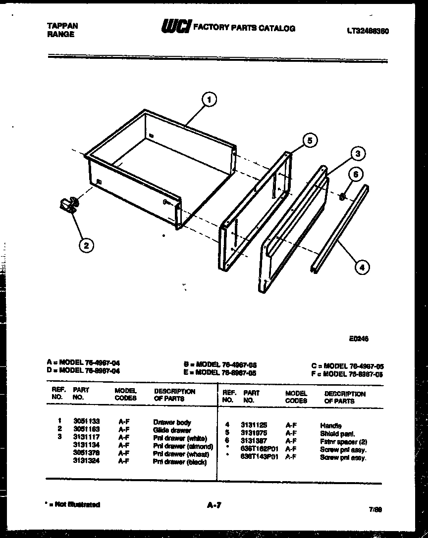 05 - DRAWER PARTS