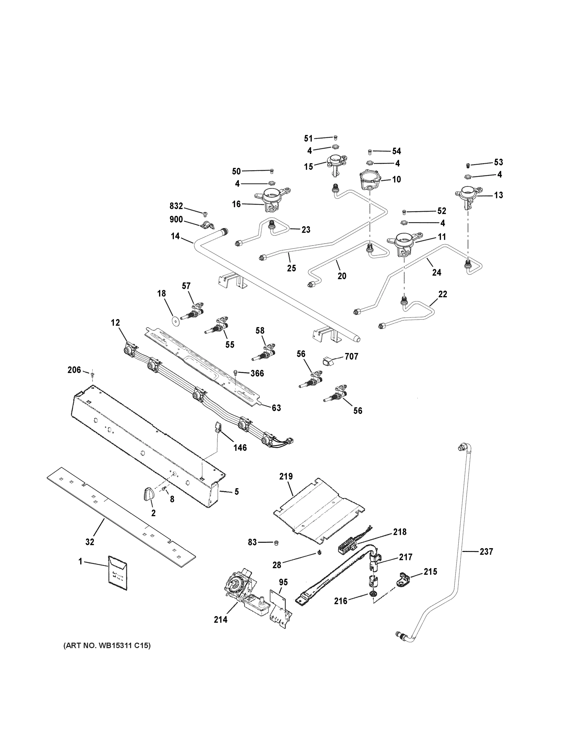 GAS & BURNER PARTS