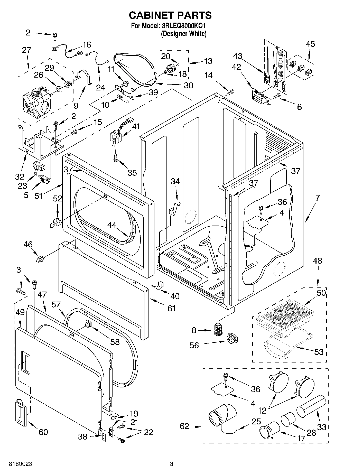 02 - CABINET PARTS