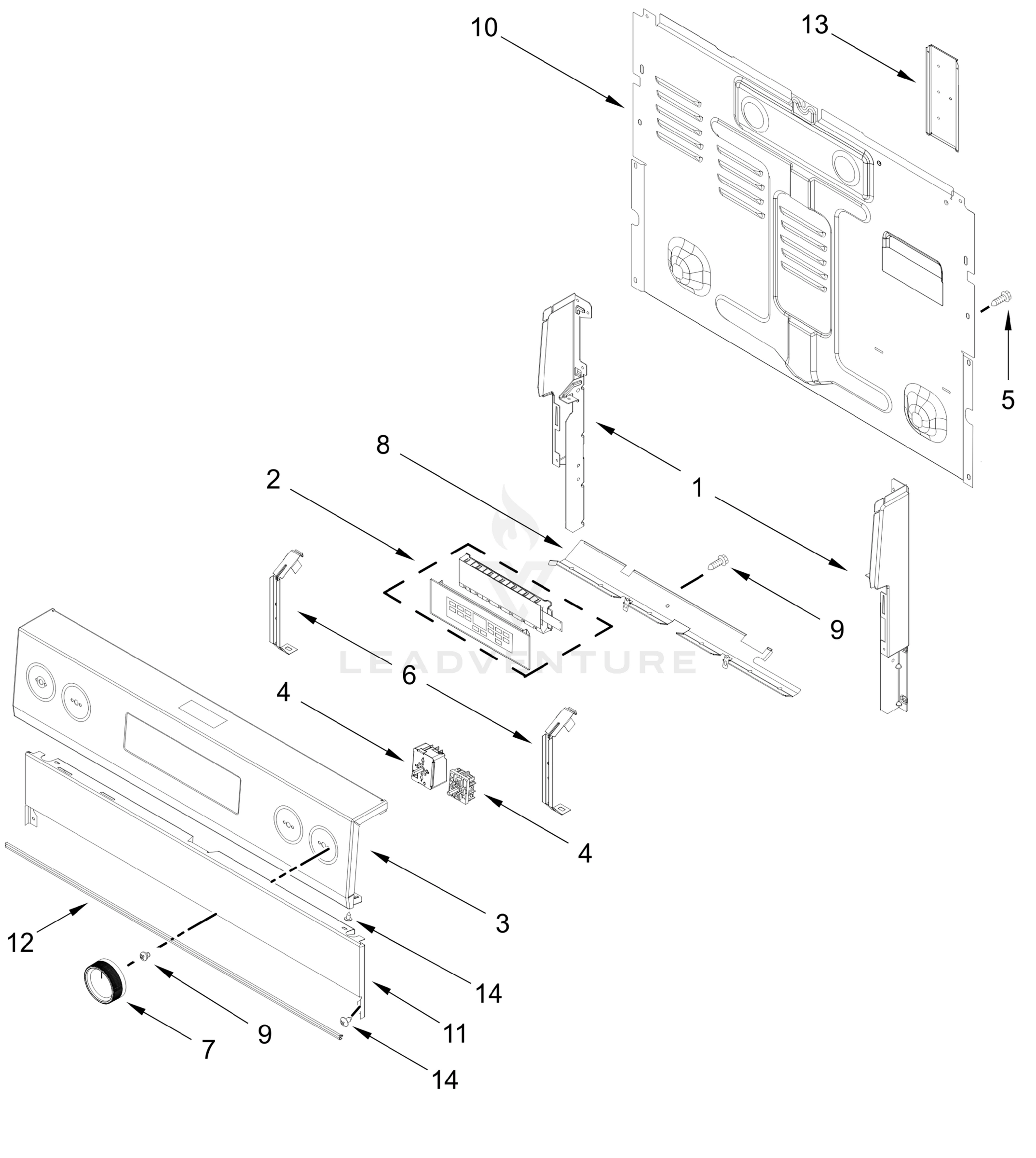 CONTROL PANEL PARTS