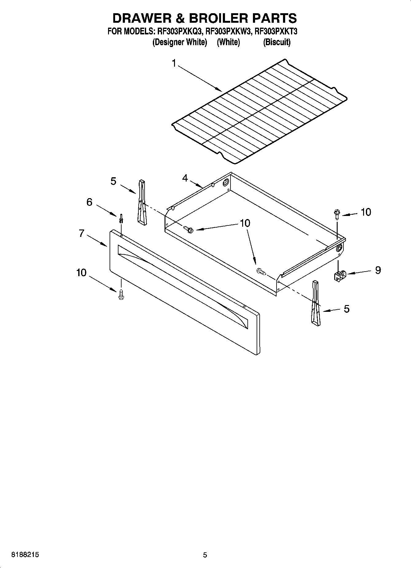 04 - DRAWER & BROILER PARTS
