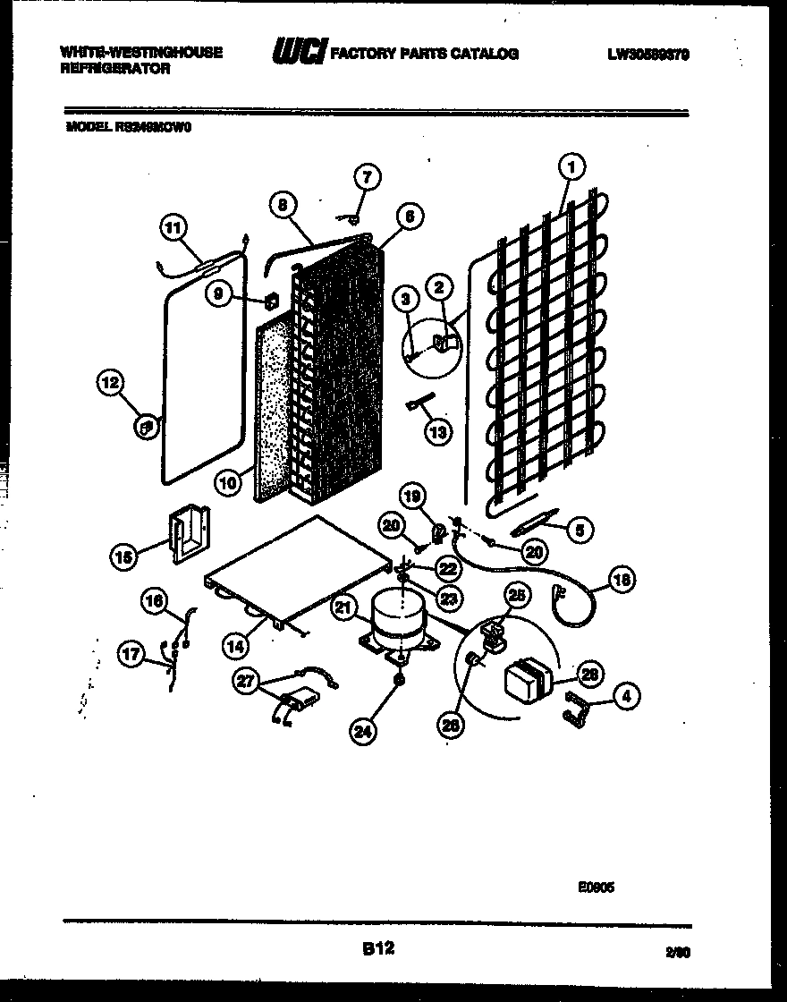 10 - SYSTEM AND AUTOMATIC DEFROST PARTS