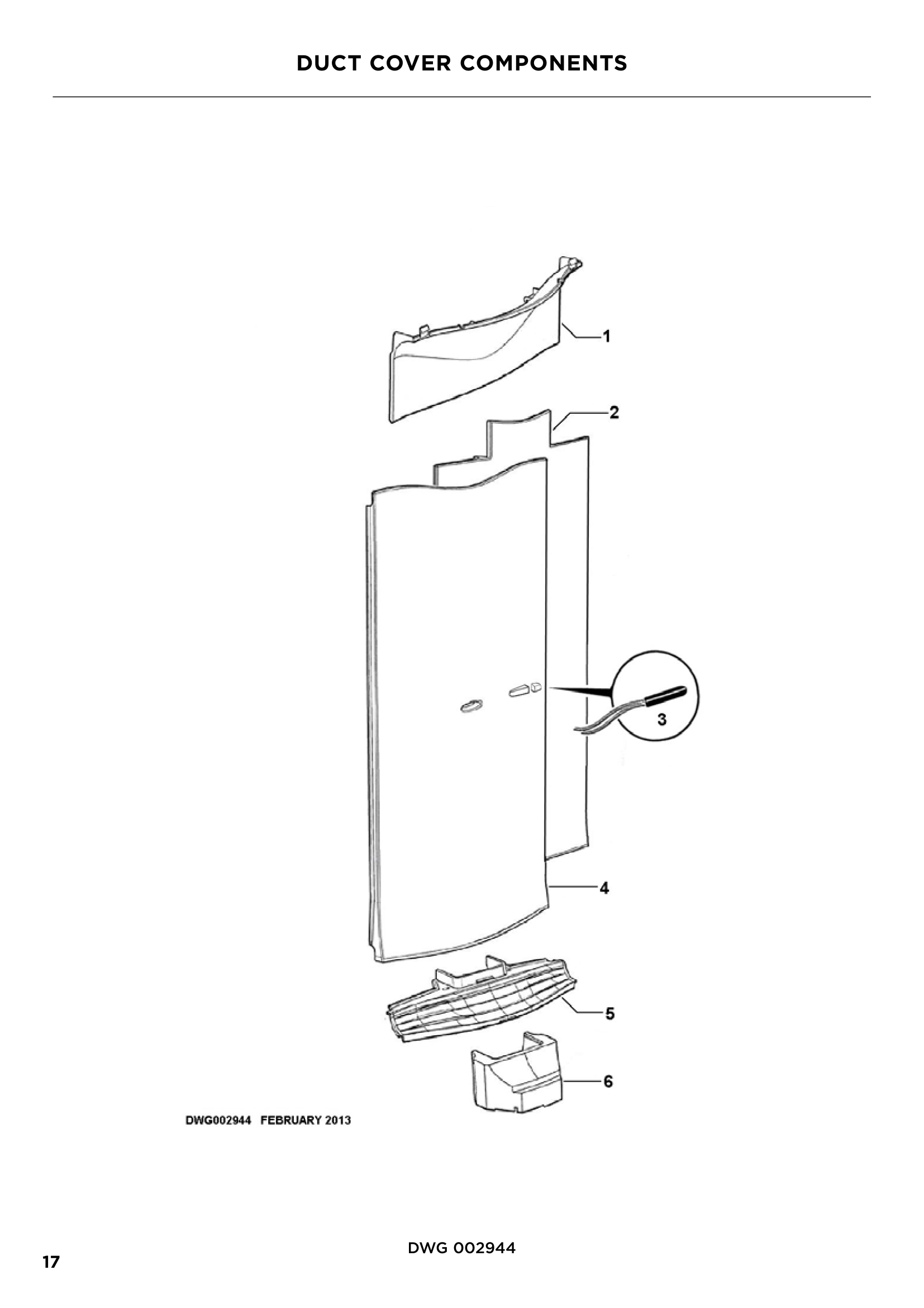 DUCT COVER COMPONENTS