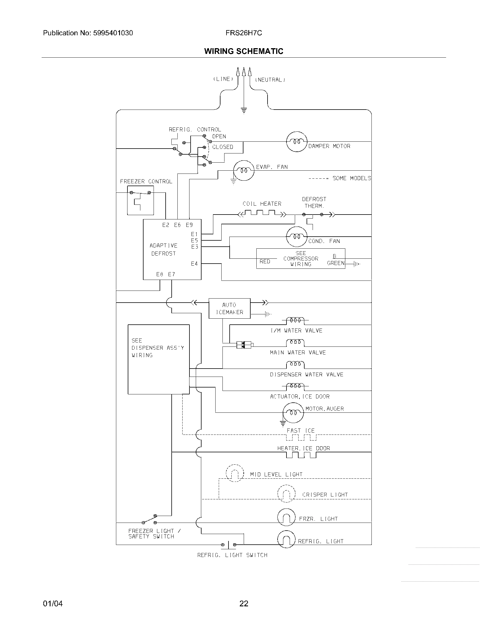22 - WIRING SCHEMATIC