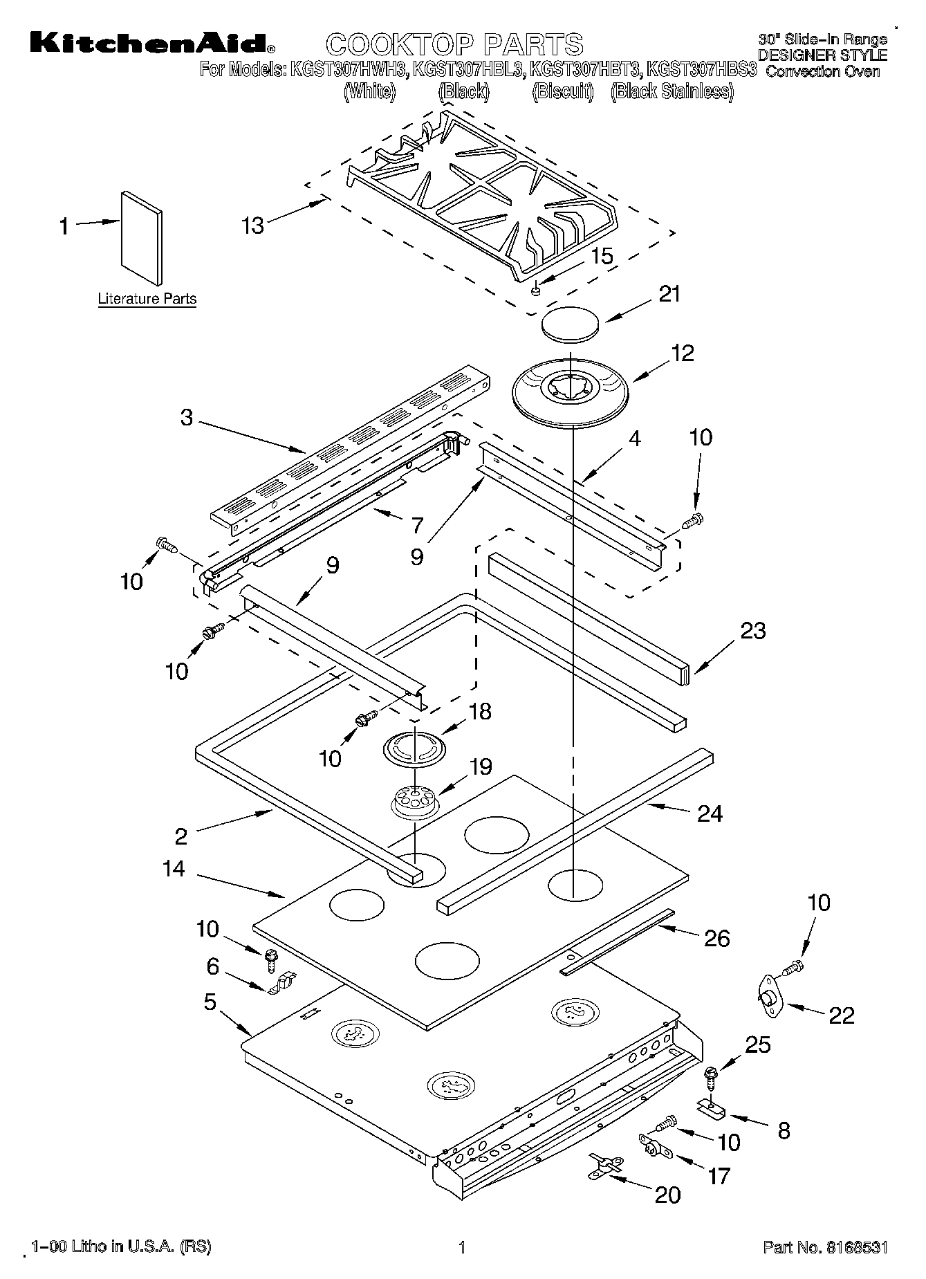 01 - COOKTOP, LITERATURE