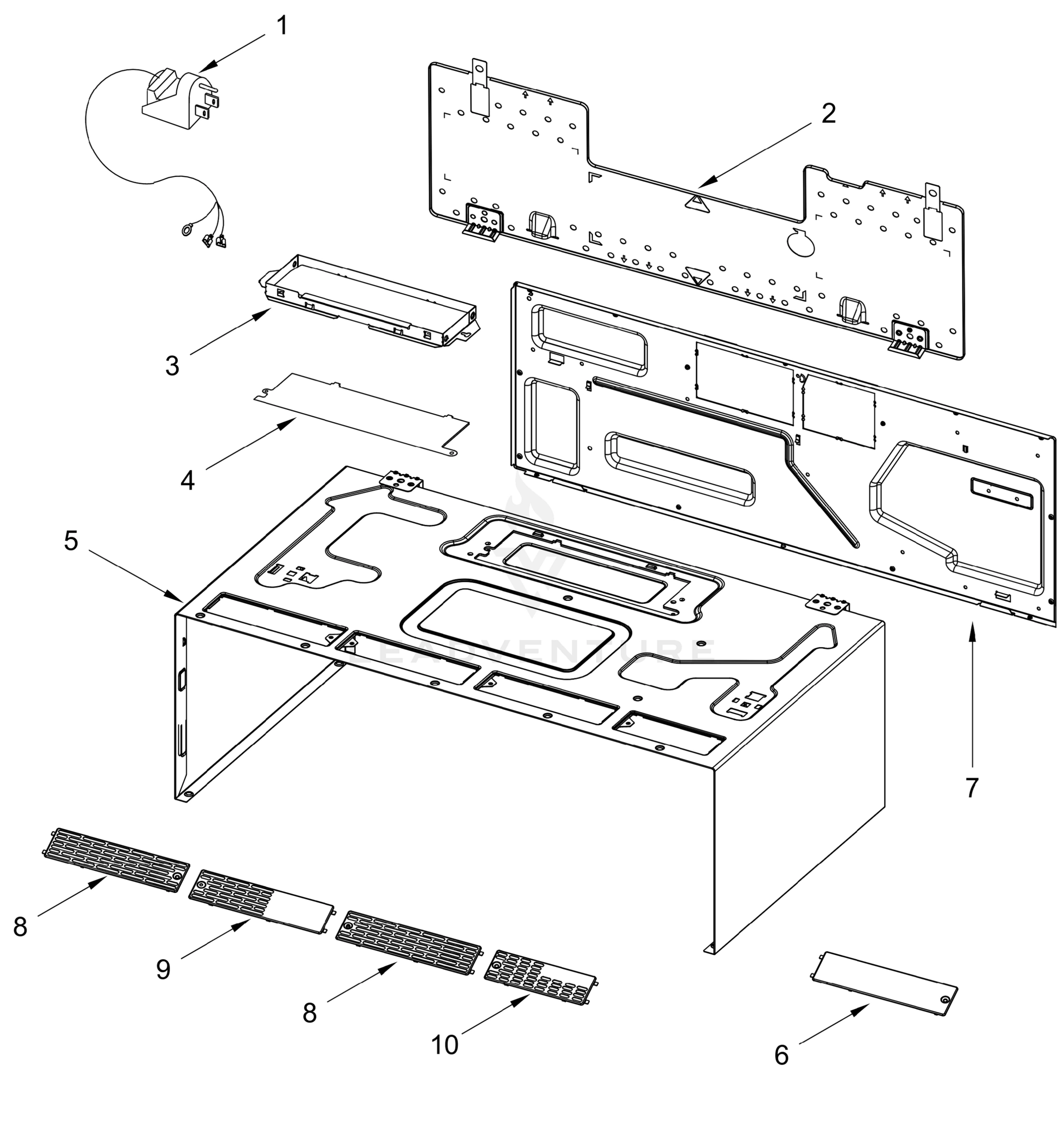 CABINET AND INSTALLATION PARTS