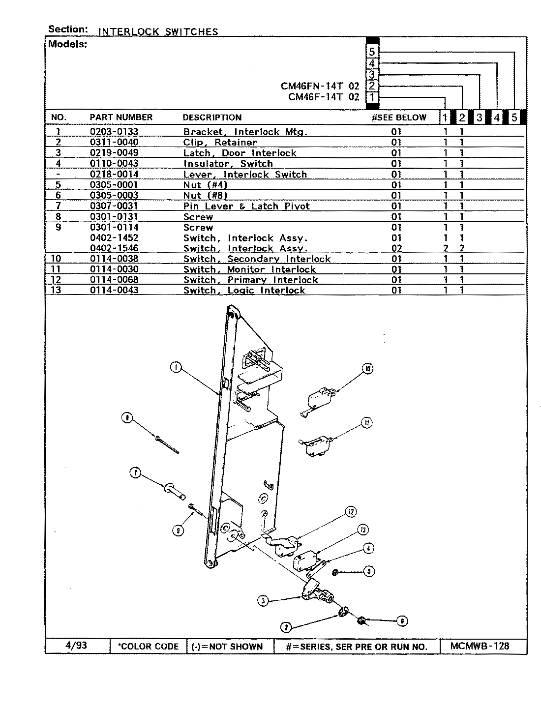 04 - INTERLOCK SWITCHES