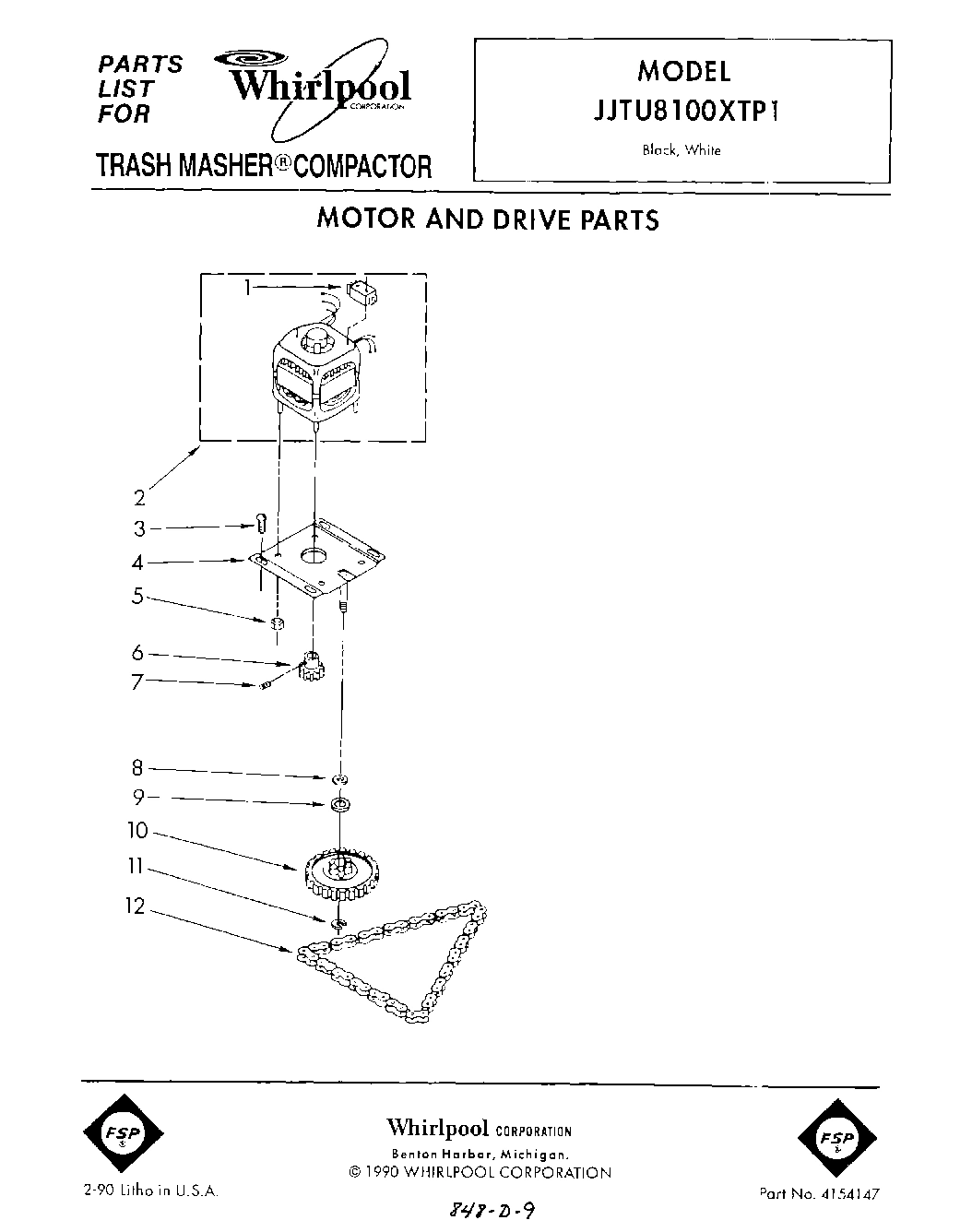 01 - MOTOR AND DRIVE , LIT/OPTIONAL