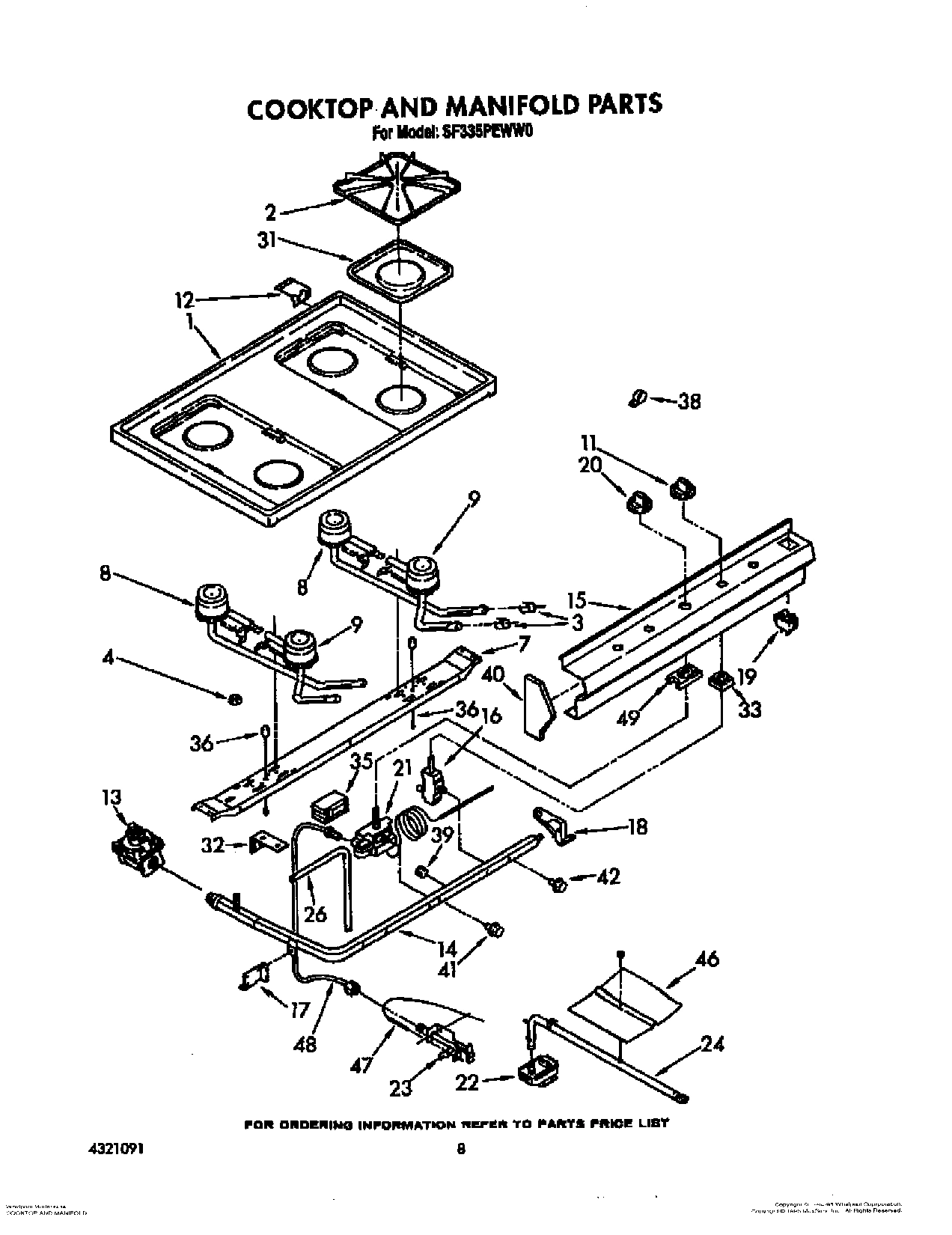 06 - COOKTOP AND MANIFOLD, LITERATURE AND OPTIONAL