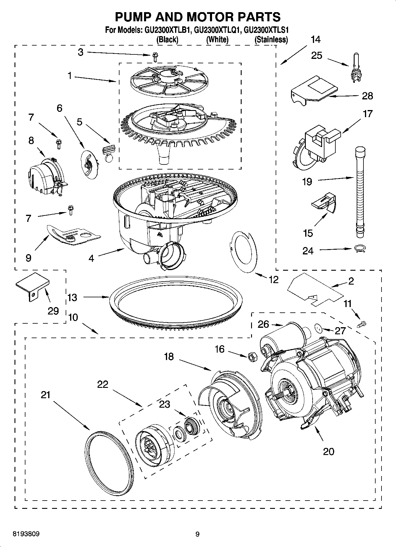 08 - PUMP AND MOTOR PARTS