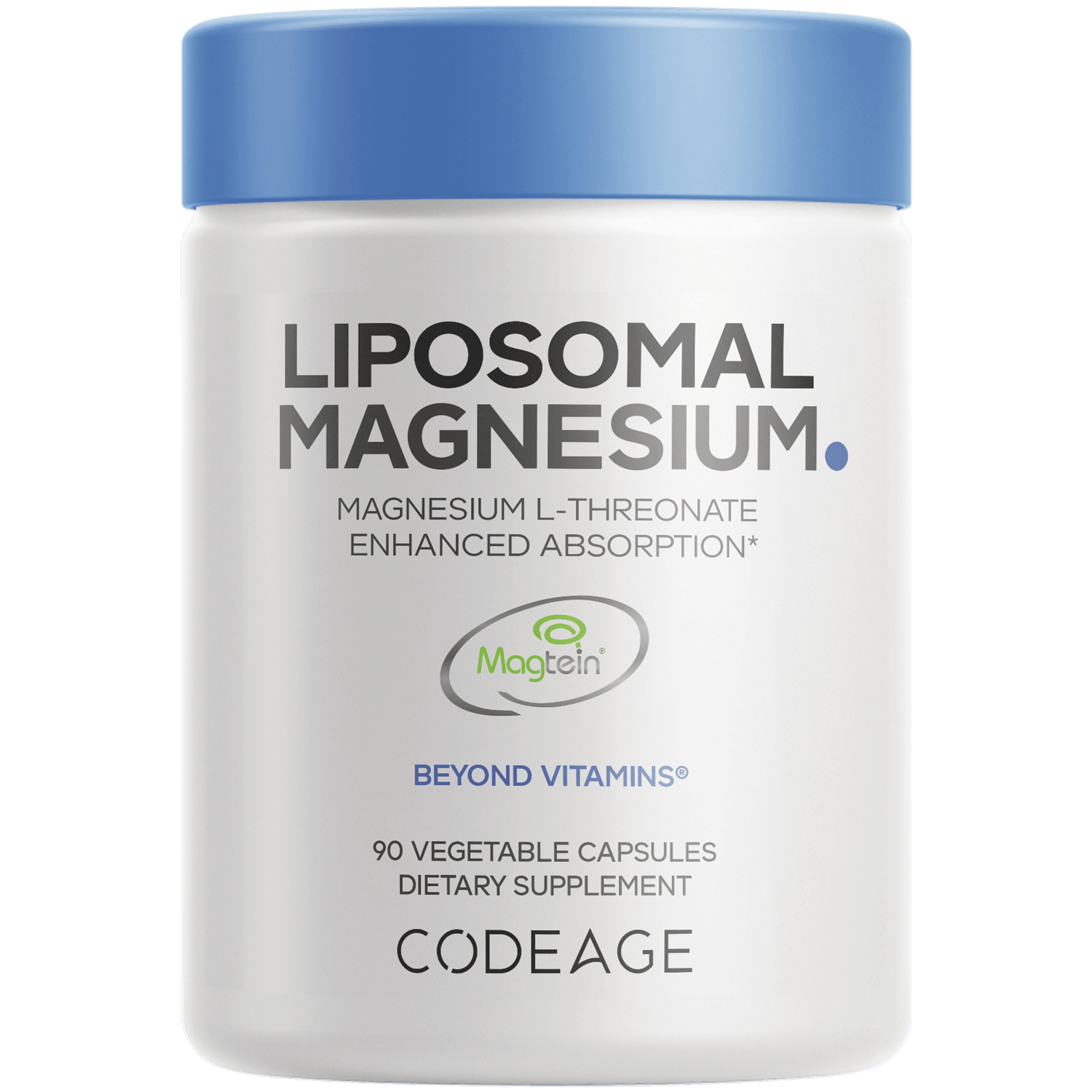 Codeage Liposomal Magnesium L-Threonate Vitamin | 90 Veg Caps