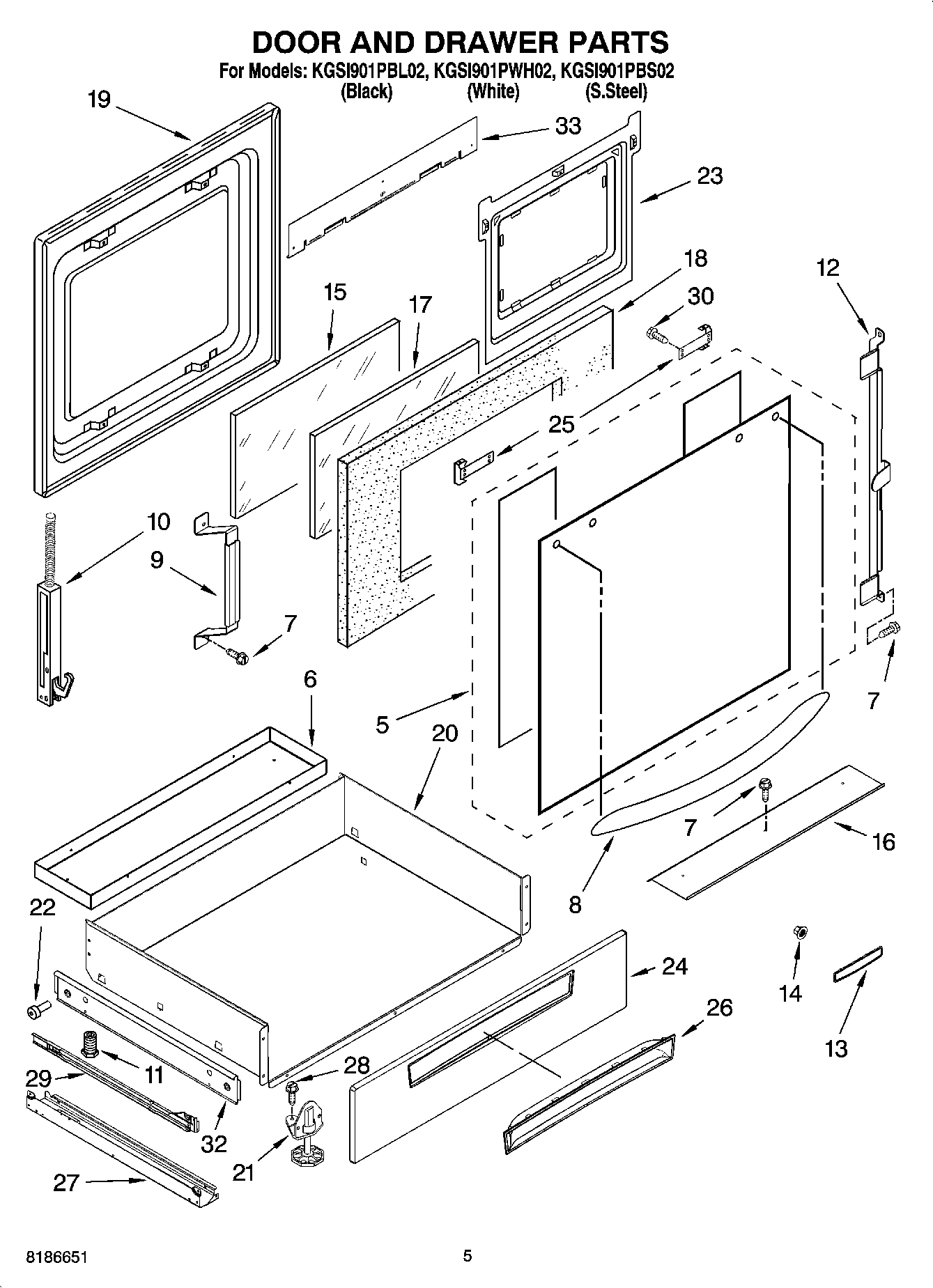 03 - DOOR AND DRAWER PARTS